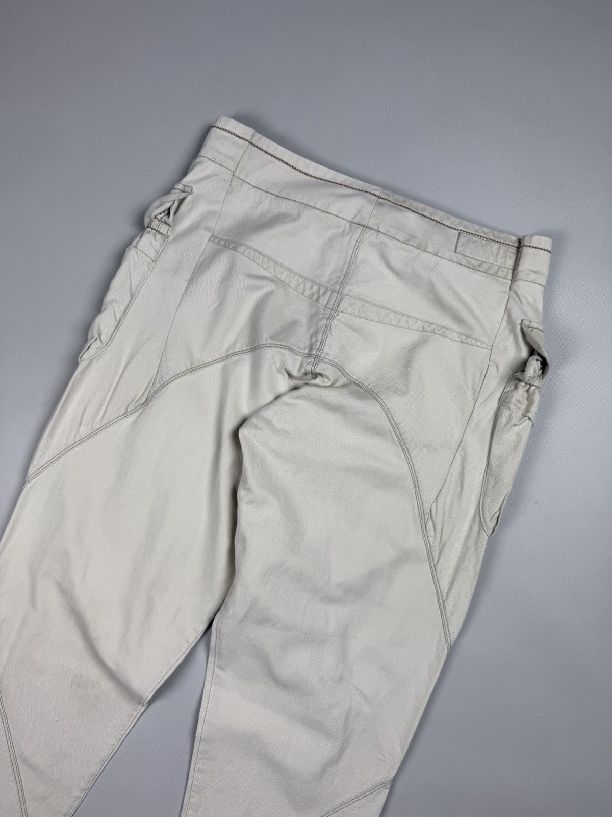 Marithe + Francois Girbaud × Vintage Girbaud Vintage Avant-Garde Cargo Pockets Baggy Chino Pants Size US 32 / EU 48 - 20 Thumbnail
