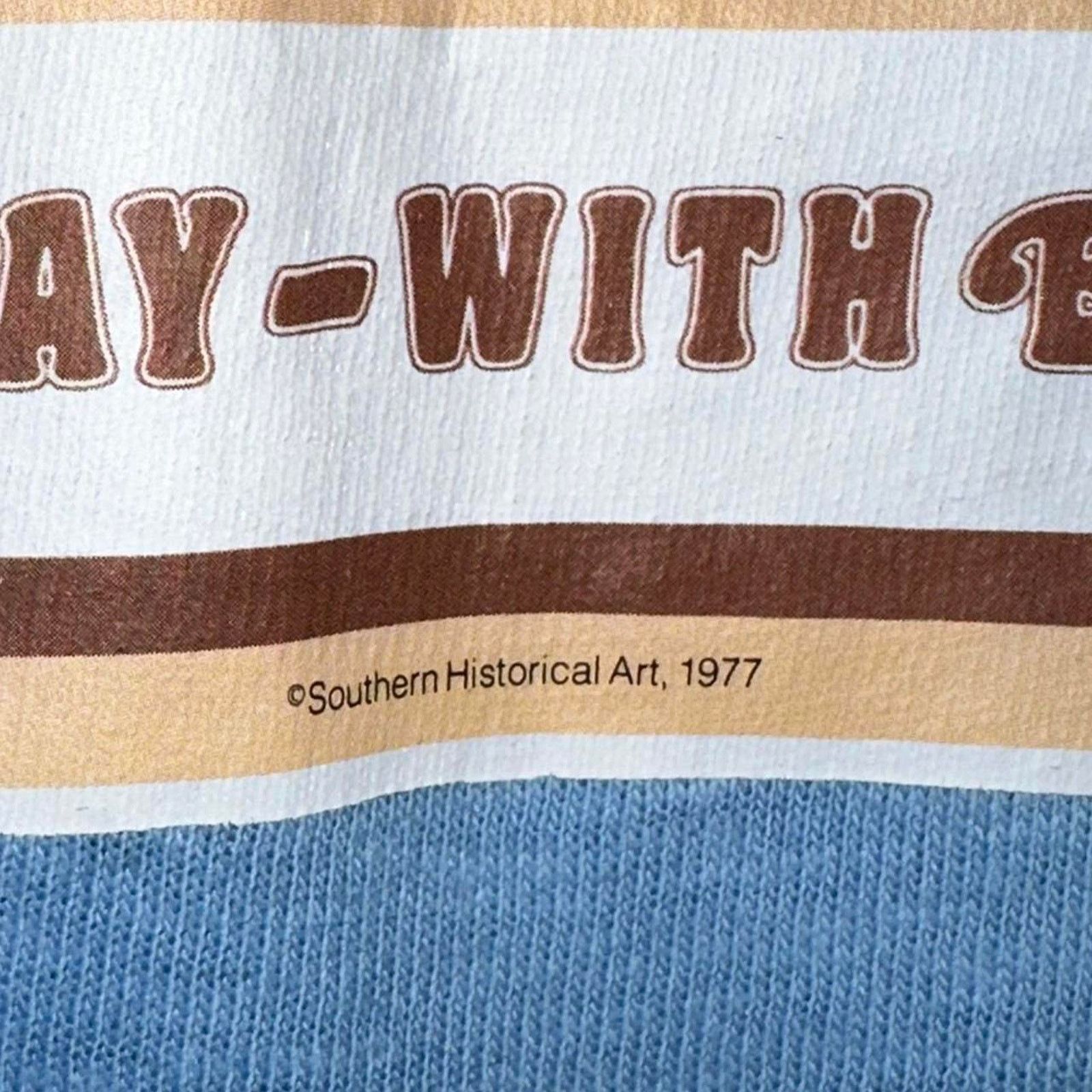 Hanes × Vintage Vintage 1977 Single Stitch Elvis Presley T Shirt size M Size US M / EU 48-50 / 2 - 3 Thumbnail