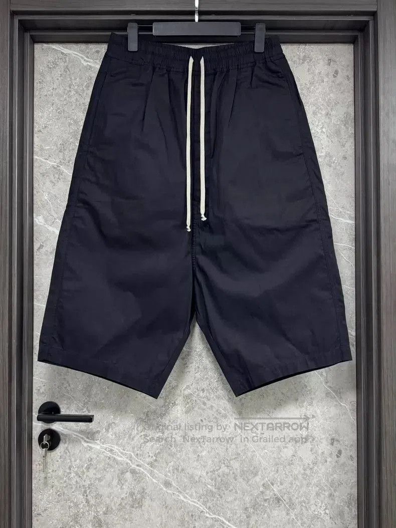 Rick Owens Rick Owens Black Cropped Shorts. Size US 38 / EU 54 - 1 Thumbnail