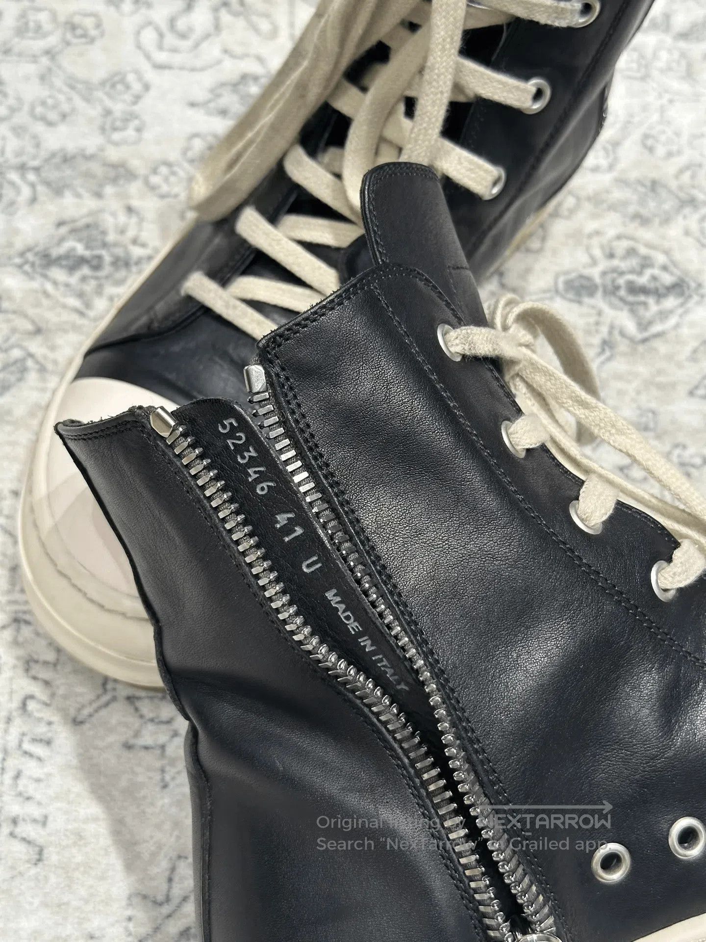 Rick Owens Rick Owens Converse High-Top Leather. Size US 8 / EU 41 - 6 Thumbnail