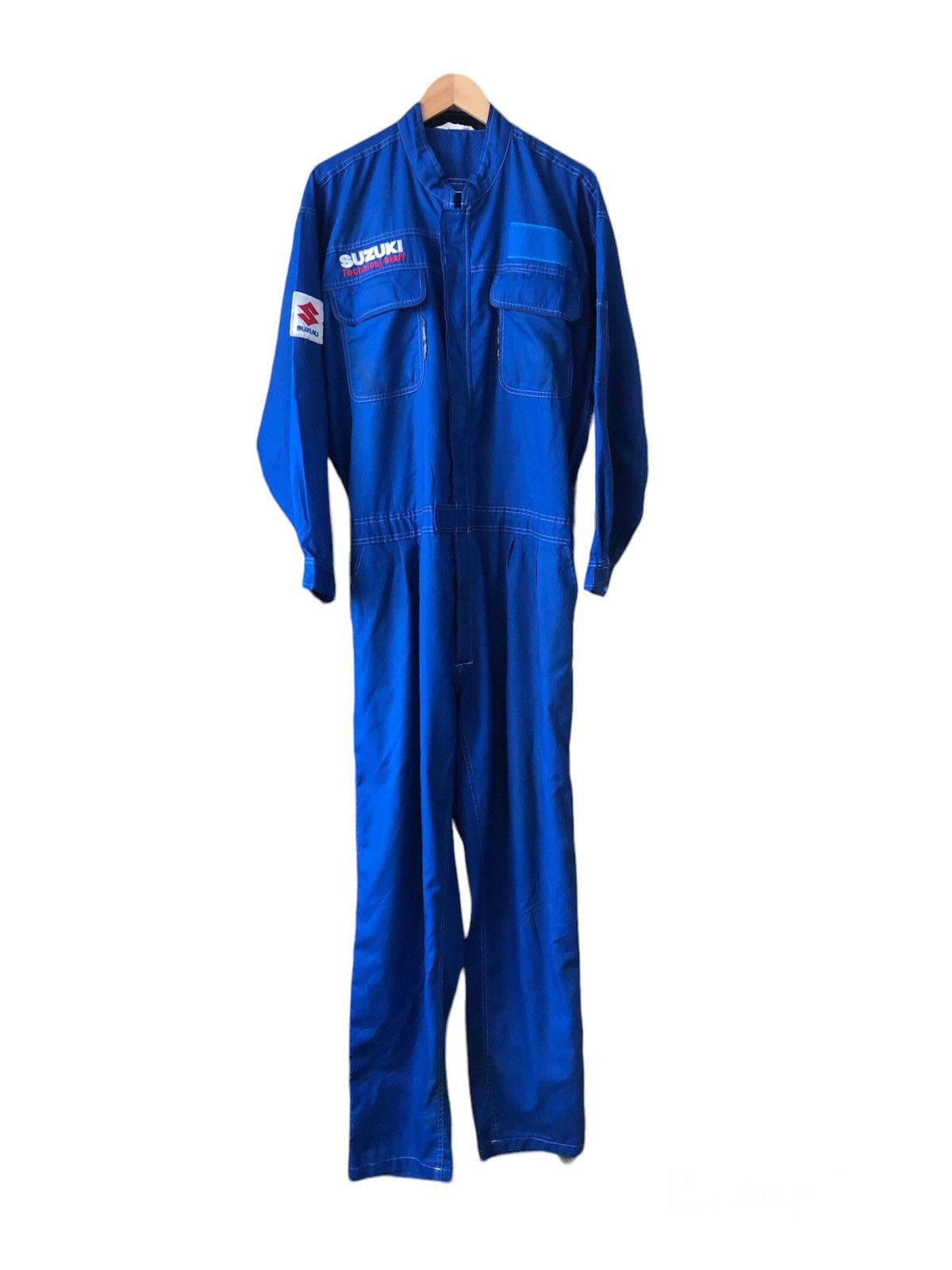 Vintage Vintage Suzuki Racing Technical Team Coverall/Jumpsuit Size US XL / EU 56 / 4 - 2 Thumbnail