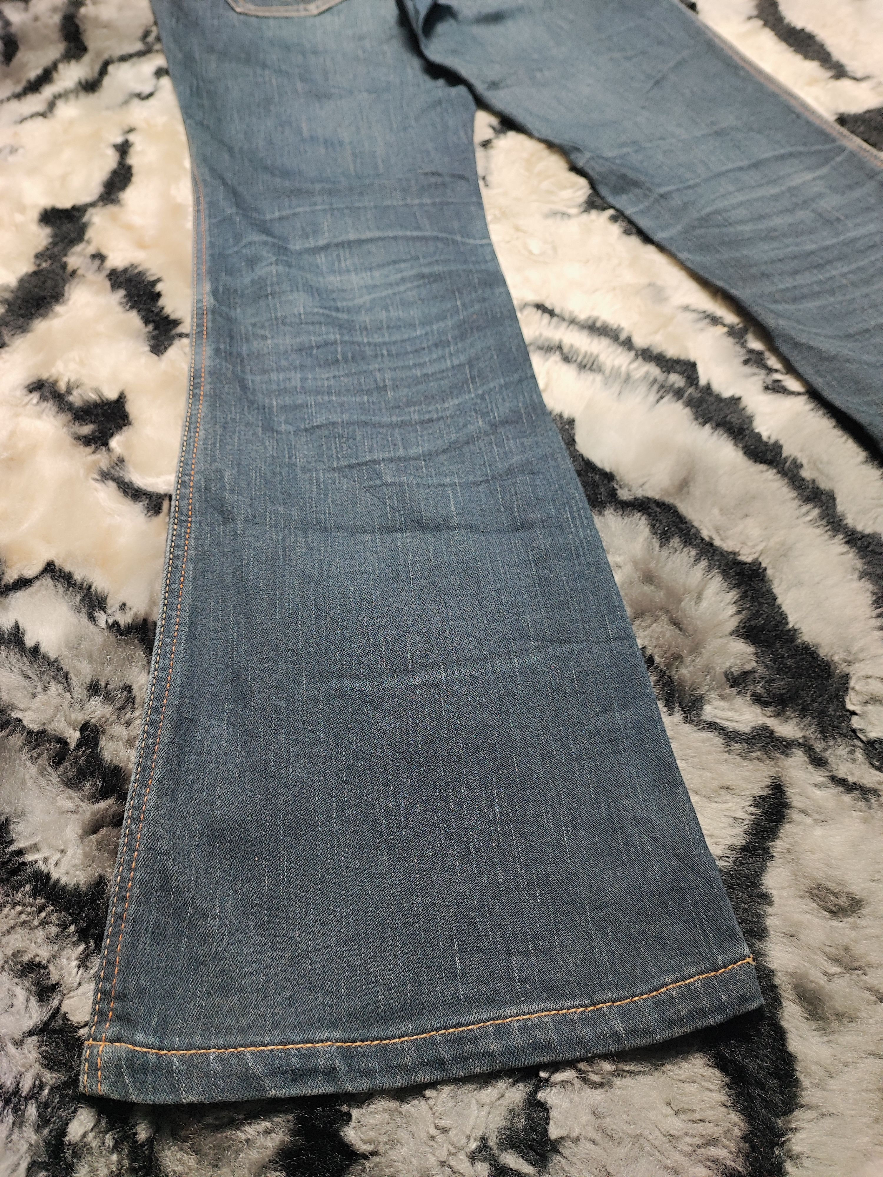 Edwin × Vintage Edwin Something Bootcut Flare Distressed Jeans Size US 30 / EU 46 - 12 Thumbnail