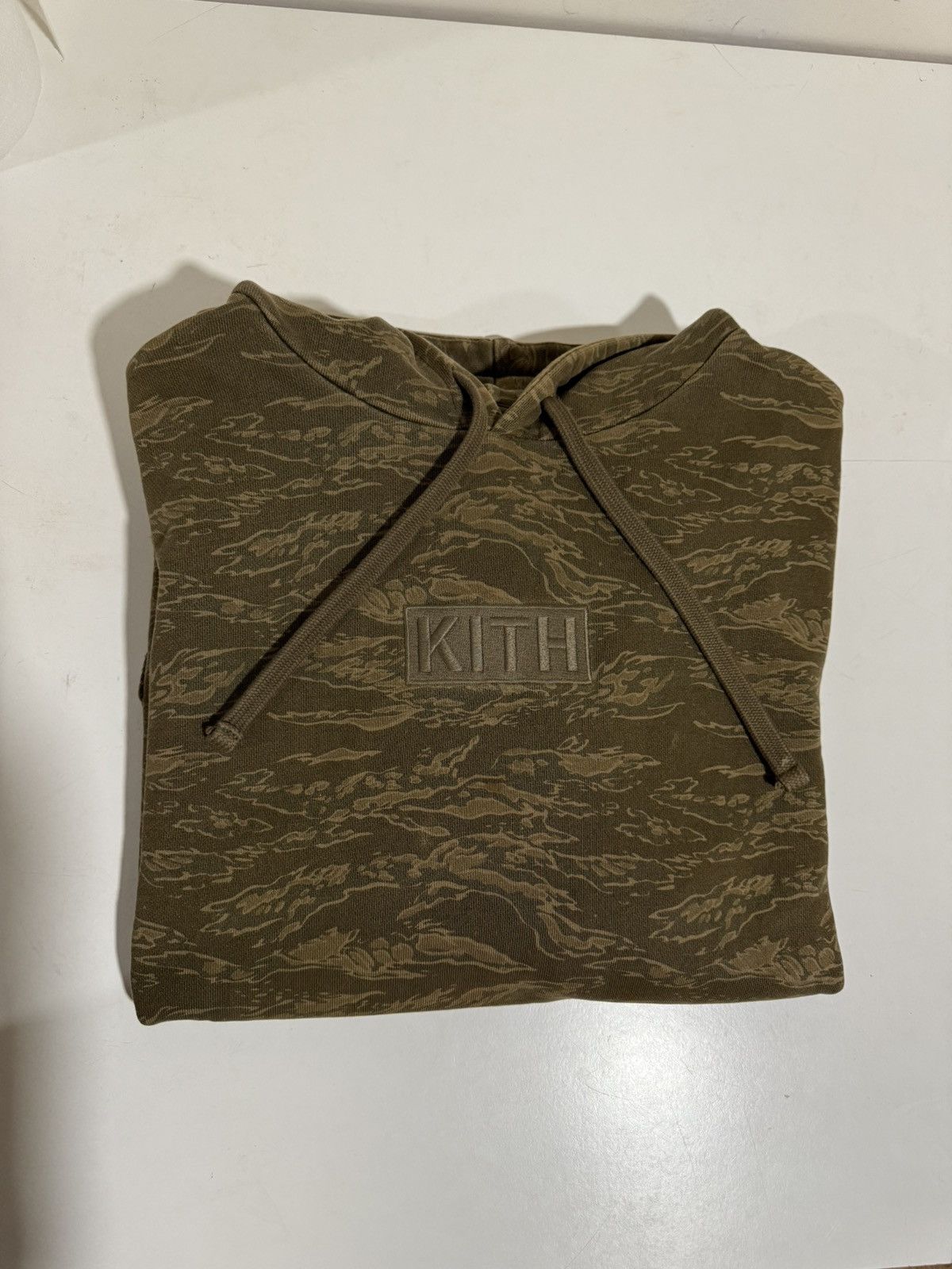 Kith Kith Script Santa Hoodie | Grailed
