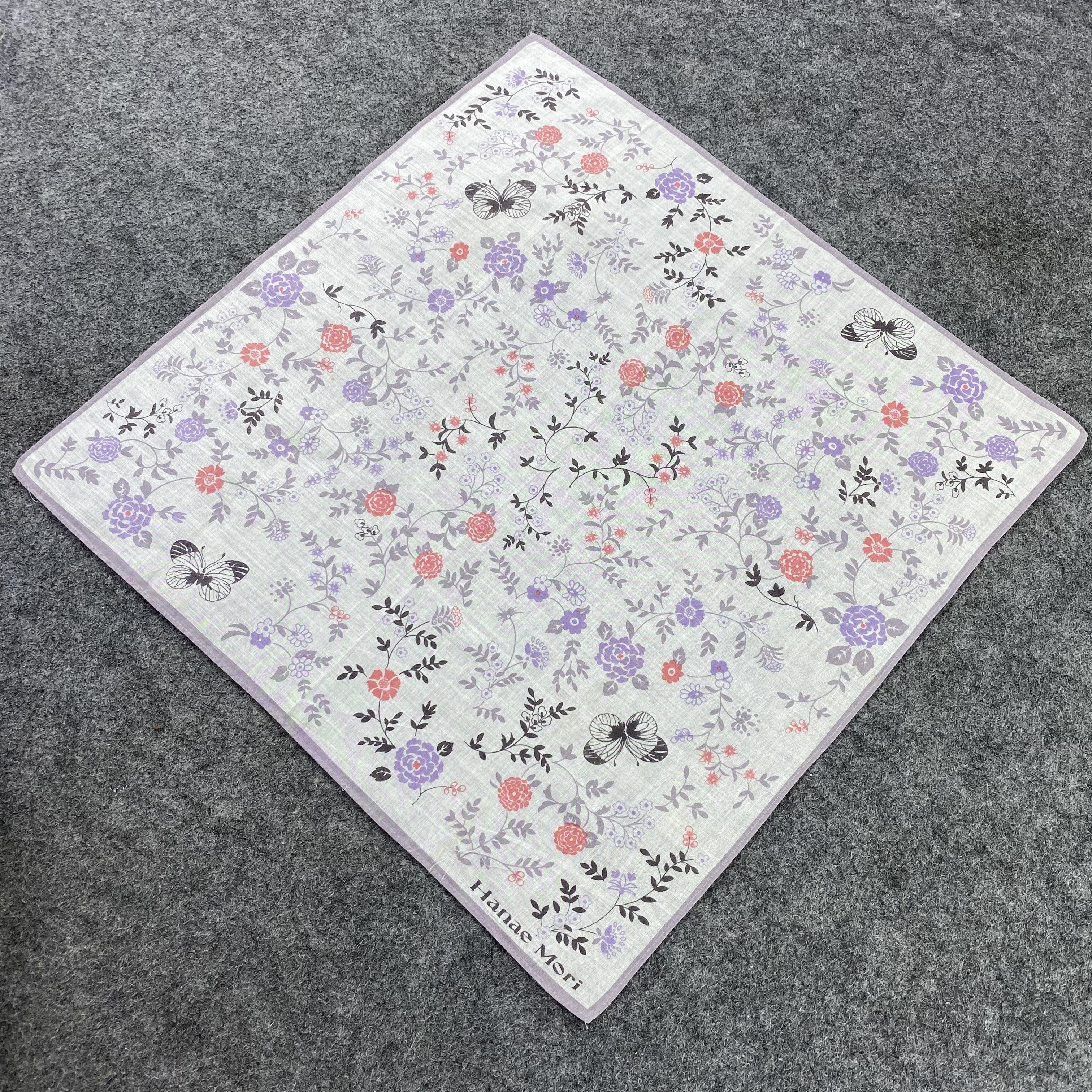 Hanae Mori × Japanese Brand Hanae Mori Bandana / Handkerchief / Neckerchief-B607 Size ONE SIZE - 4 Thumbnail