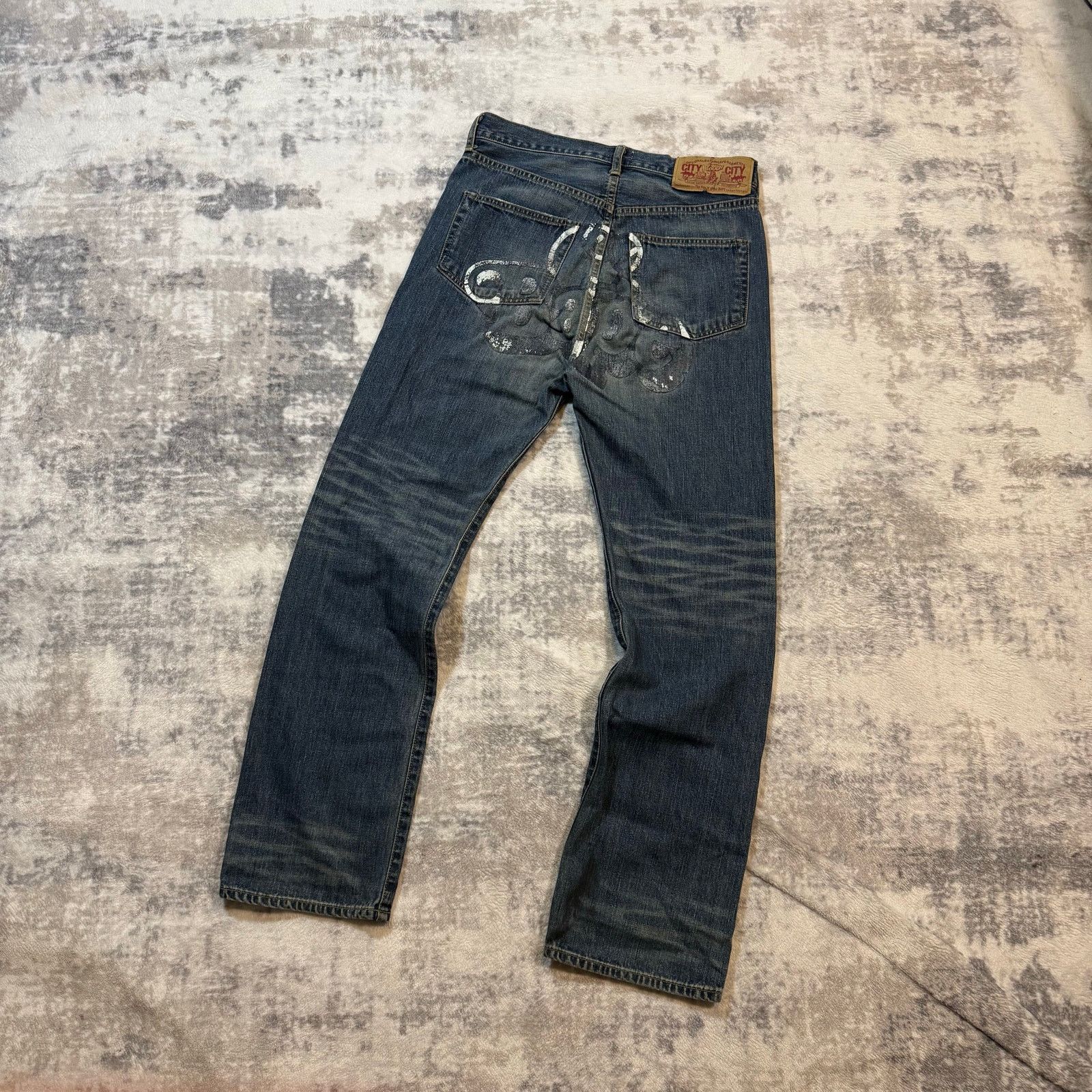 Bape × Nigo Authentic Bape 2000’s Sleeping Baby Milo Jeans 30 Size US 30 / EU 46 - 1 Thumbnail