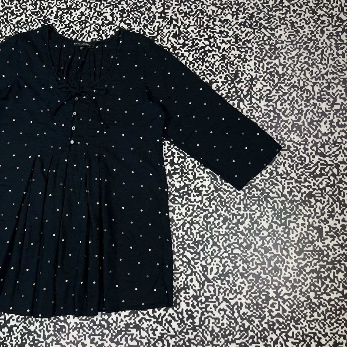 Gudrun Sjoden Vintage Y2K Gundrun Sjoden Polka Dot Retro Flared Mini Dress Size S / US 4 / IT 40 - 6 Thumbnail