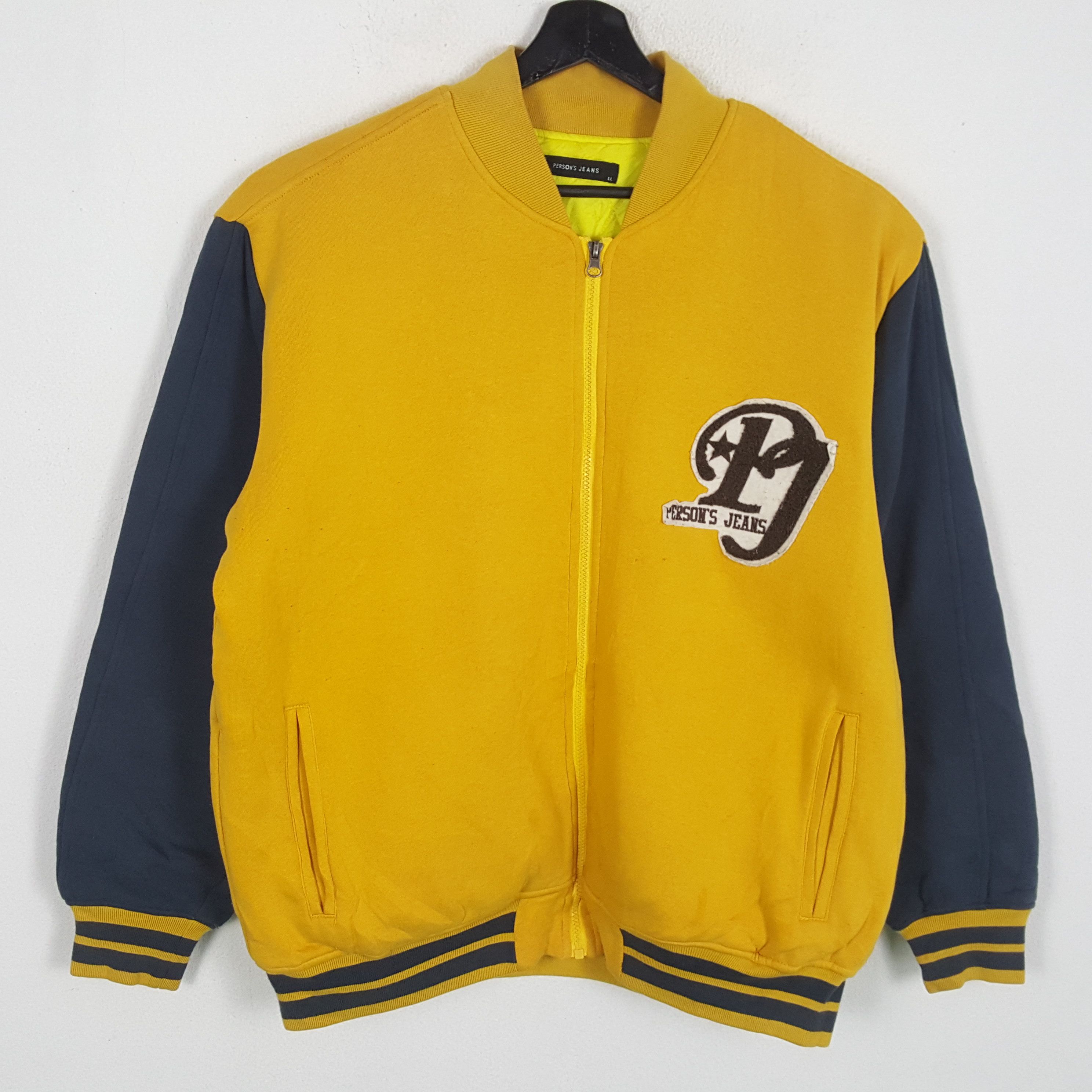 PERSON'S × Vintage PERSON'S JEAN Streetwear Winter Style Varsity Jacket Size US L / EU 52-54 / 3 - 3 Thumbnail