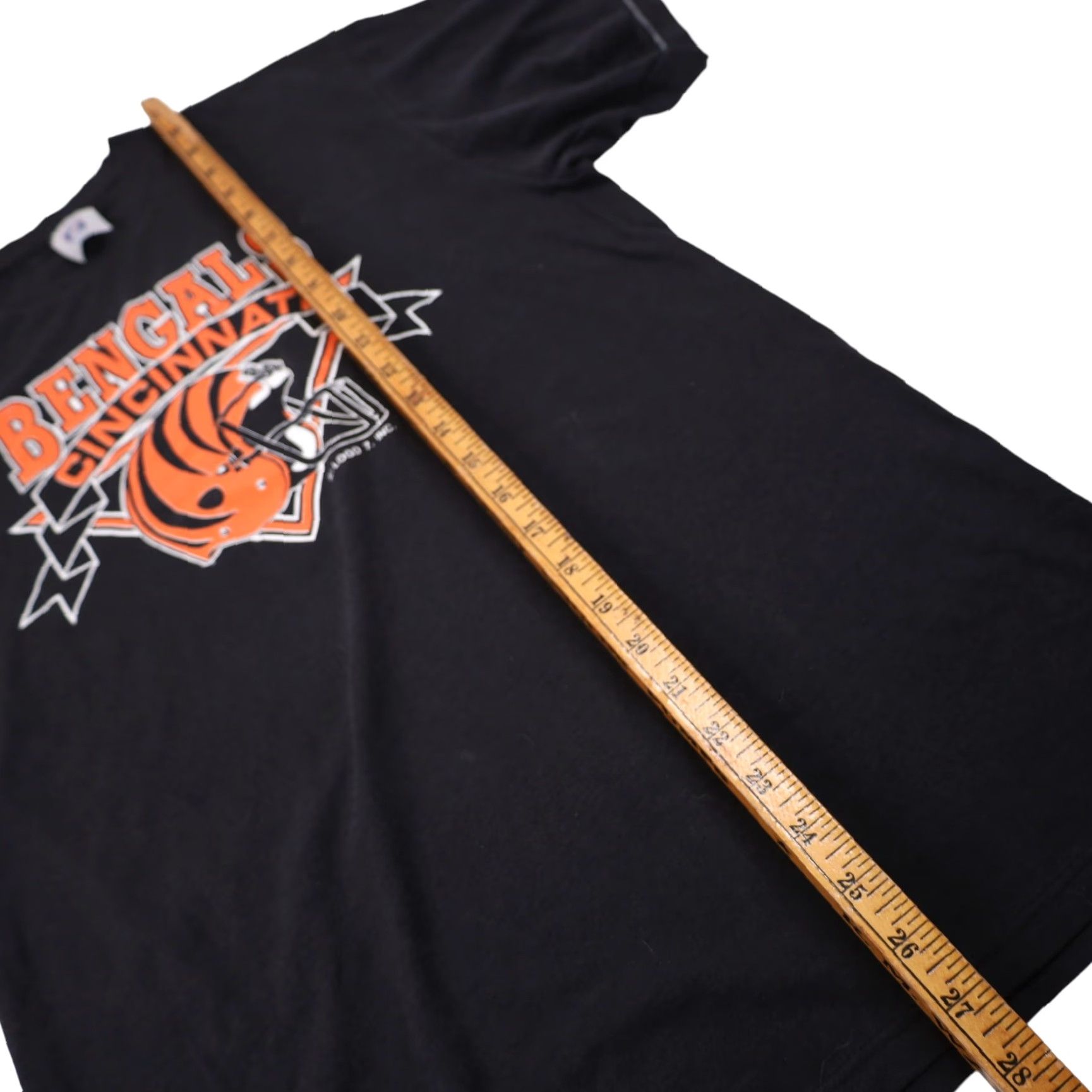 Logo 7 VINTAGE Cincinnati Bengals Logo 7 Graphic T Shirt Mens Large Black T-Shirt Size US L / EU 52-54 / 3 - 8 Thumbnail