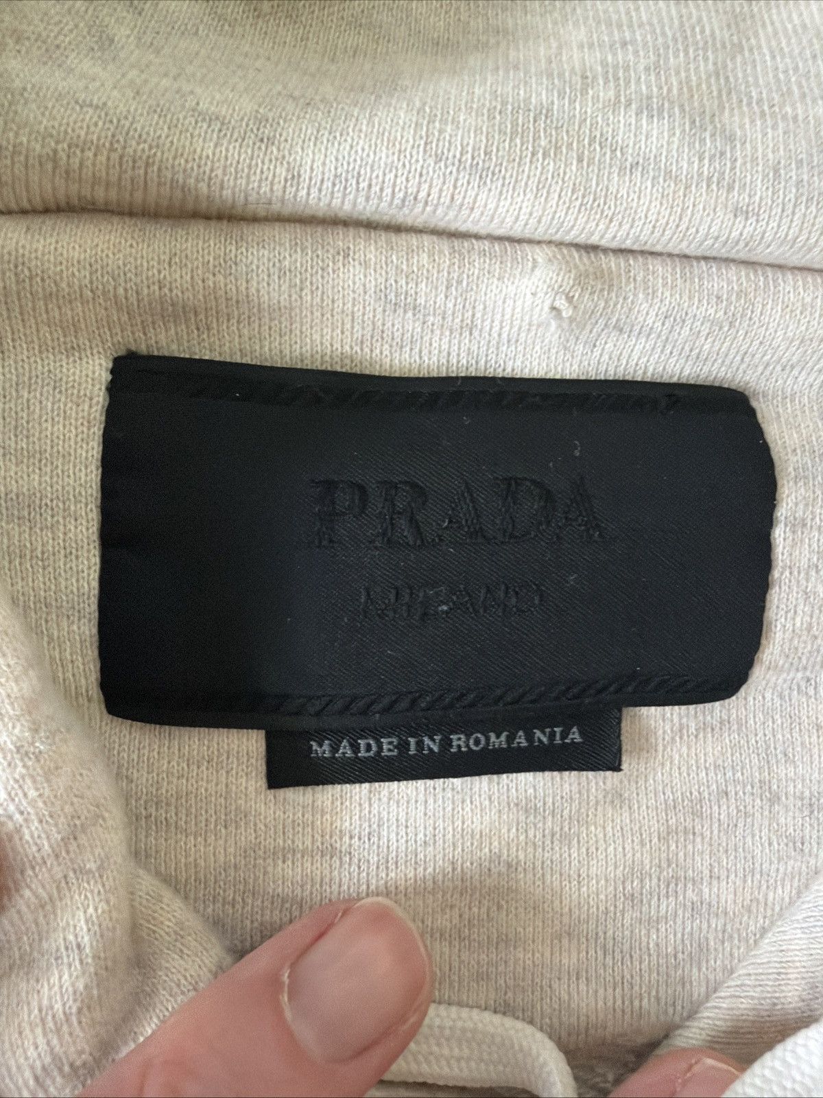 Prada Prada Signature Logo Hoodie - Large Size US L / EU 52-54 / 3 - 4 Thumbnail