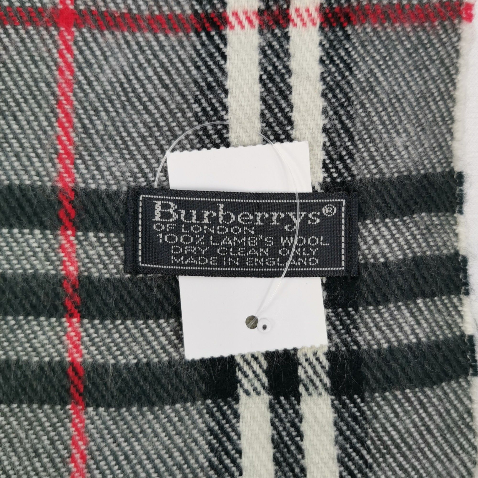 Burberry Vintage BURBERRY Scarf Muffler Wool Scarve Size ONE SIZE - 4 Thumbnail