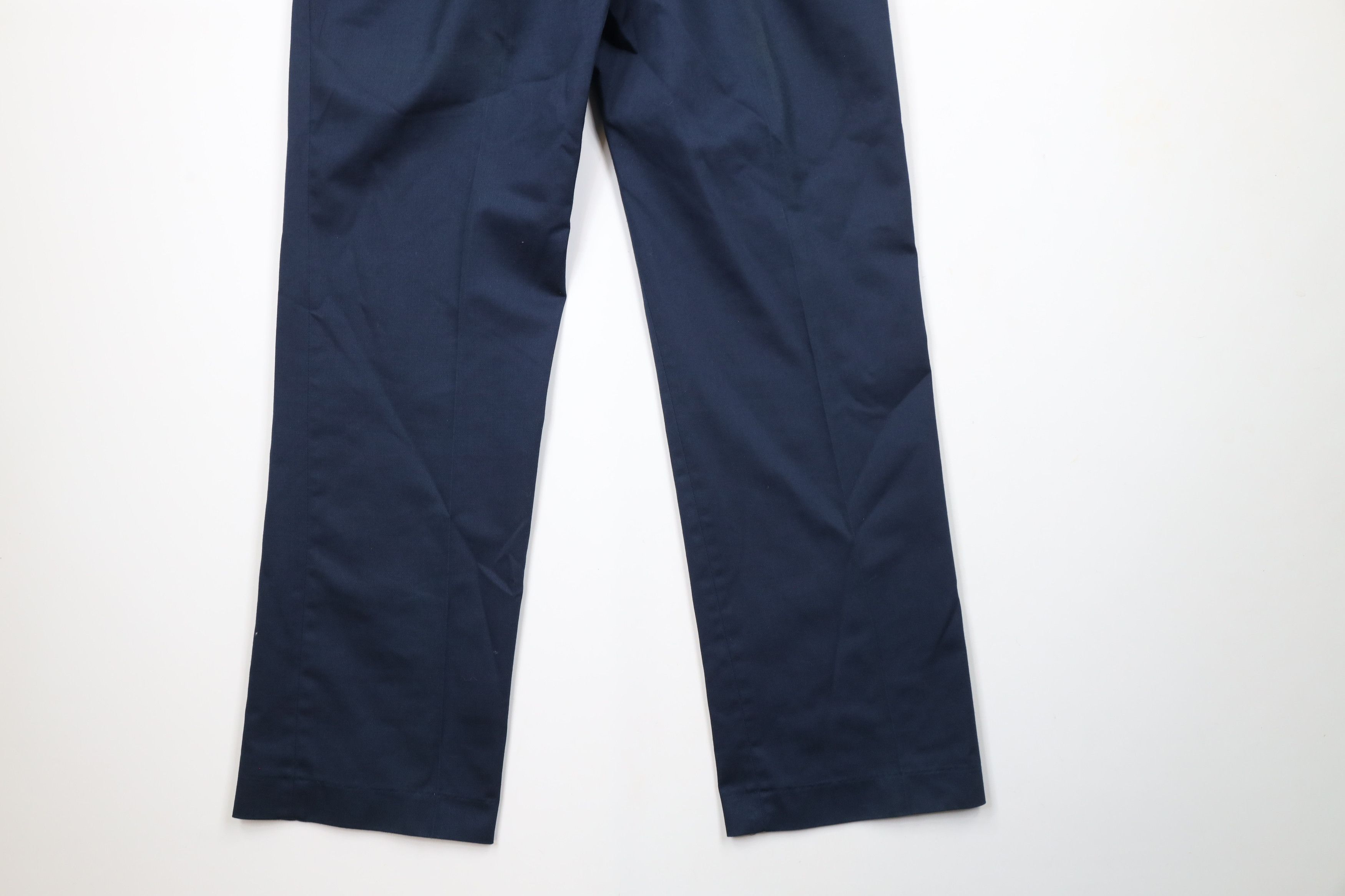 Vintage Vintage 70s Streetwear Flared Wide Leg Chino Pants Blue USA Size US 36 / EU 52 - 12 Thumbnail