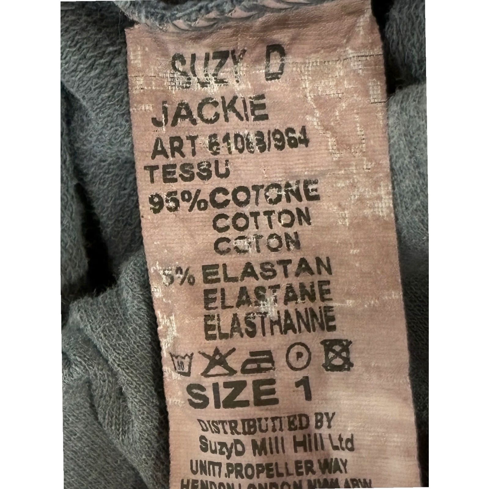 Vintage Suzy D London Women's Gray Cargo Crop Pants Small Size 28" / US 6 / IT 42 - 7 Thumbnail