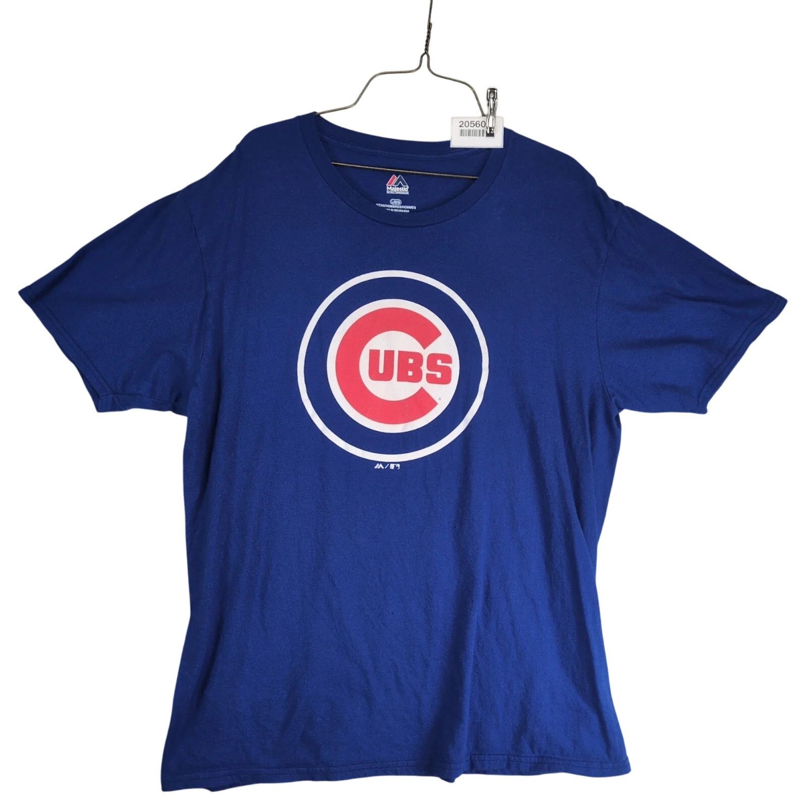 Majestic Chicago Cubs Baseball Logo Men's L Graphic T-Shirt Majestic Size US L / EU 52-54 / 3 - 1 Thumbnail