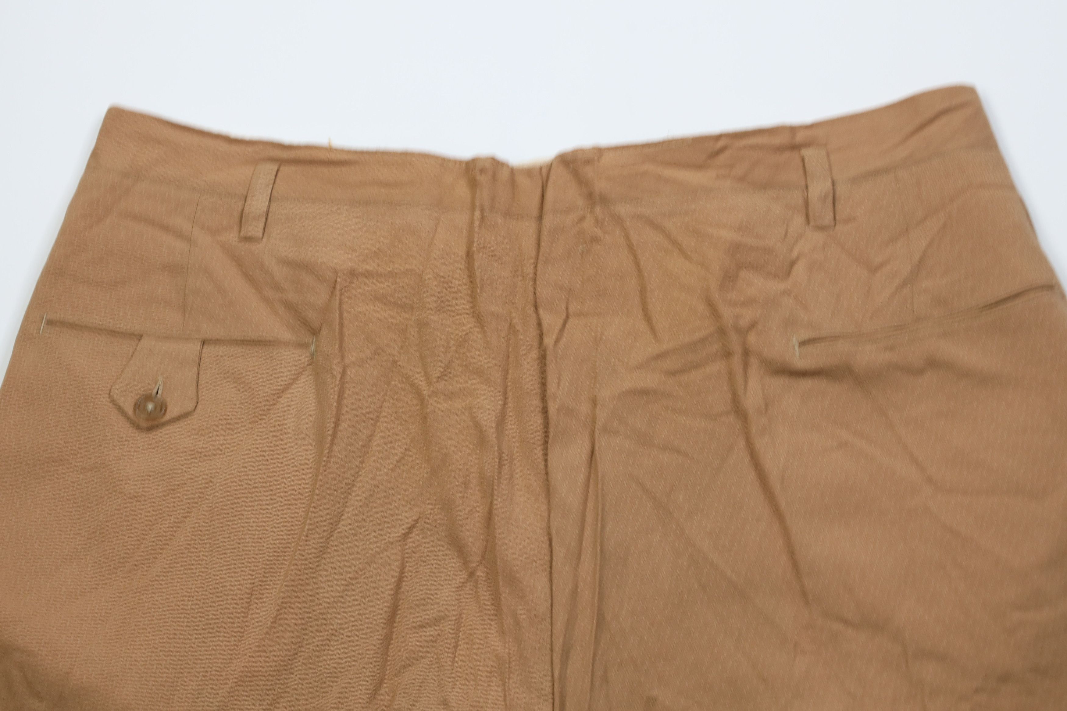 Vintage Vintage 50s Rockabilly Brocade Rayon Gabardine Chino Pants Size US 36 / EU 52 - 12 Thumbnail
