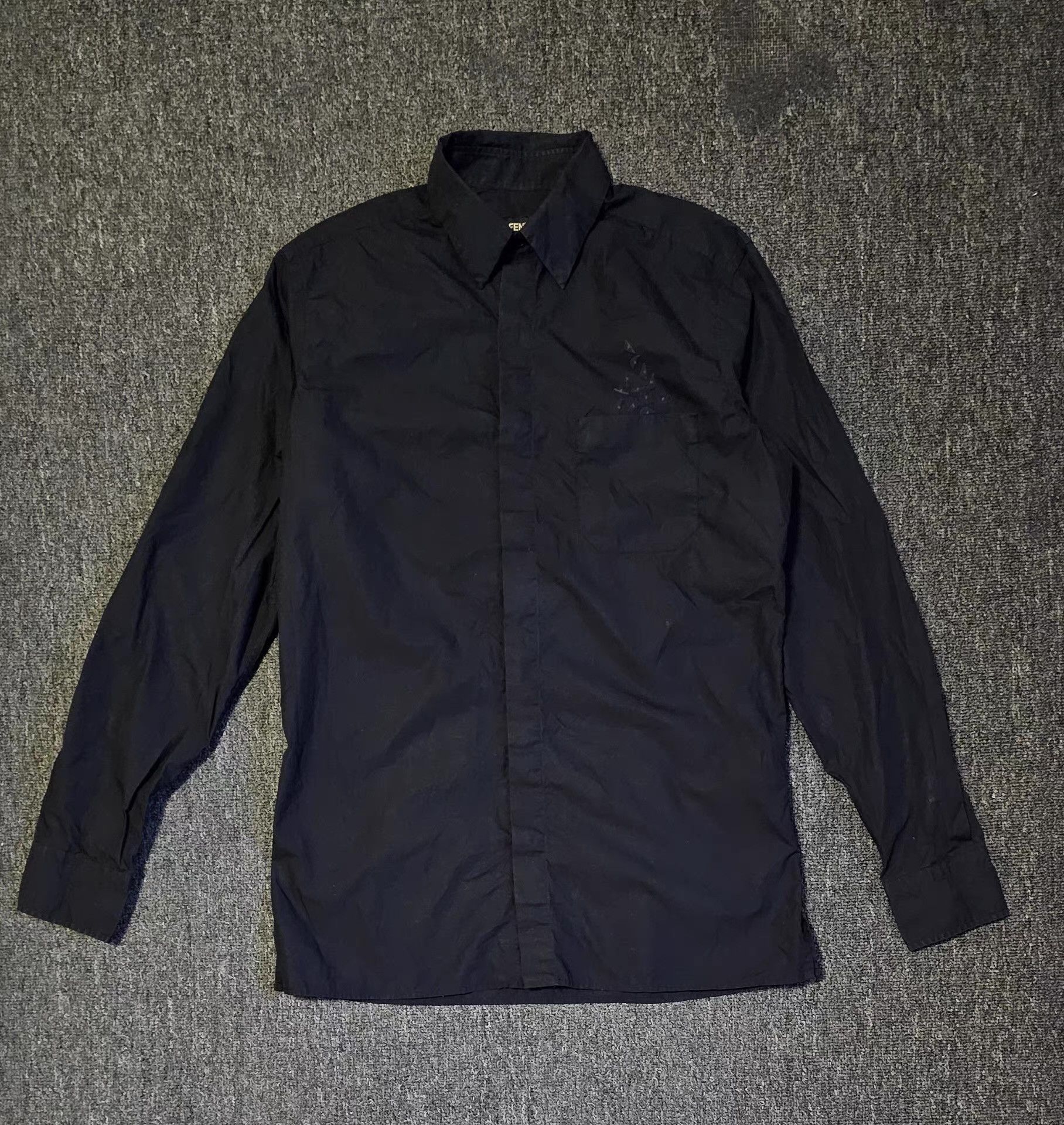 Fendi Fendi Black Shirt Q4 Size US M / EU 48-50 / 2 - 1 Thumbnail
