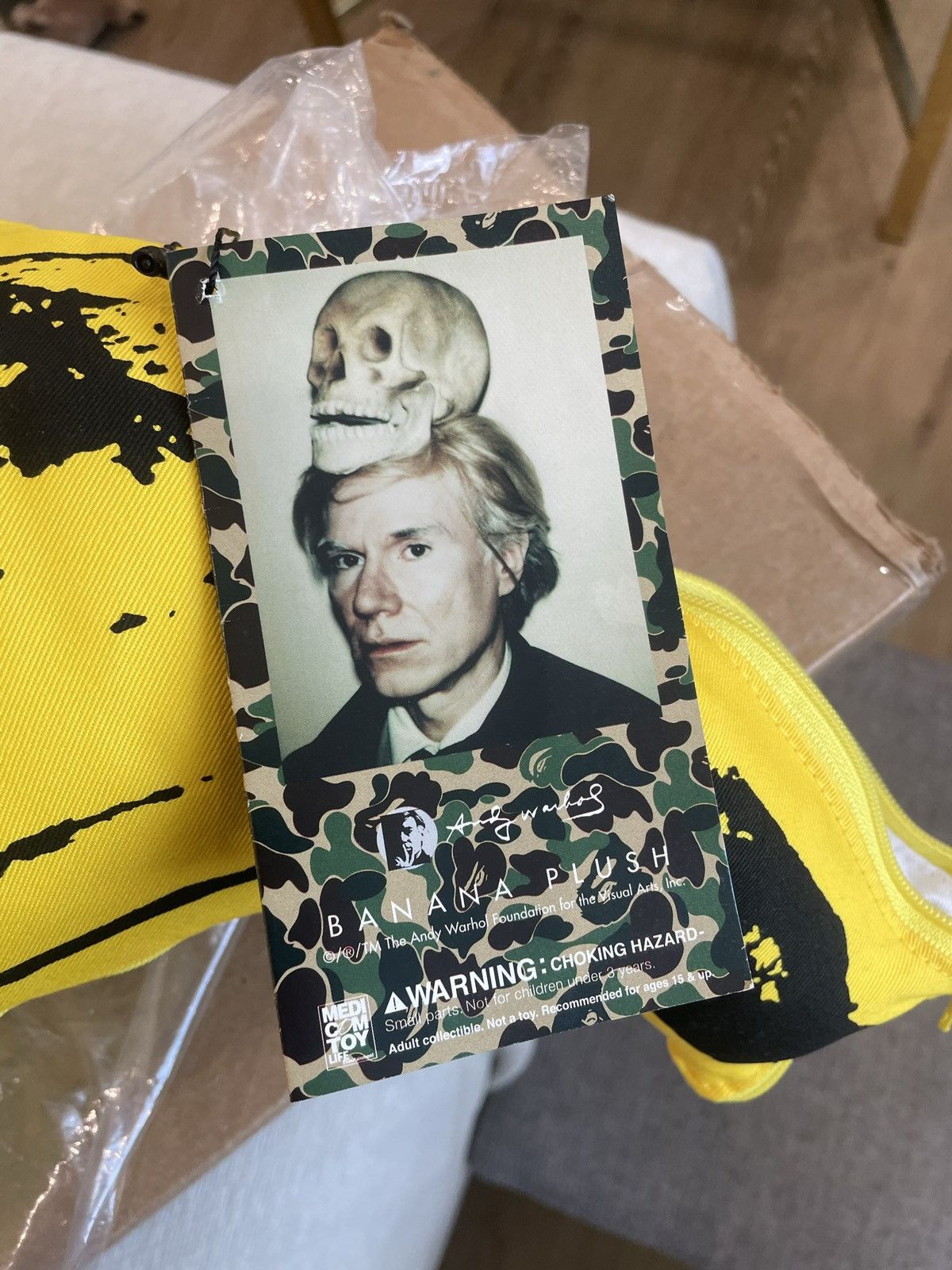 Andy Warhol × Bape × Medicom Toy MEDICOM TOY x ANDY WARHOL x BAPE ABC BANANA ZIPCUSHION SMALL Size ONE SIZE - 16 Thumbnail