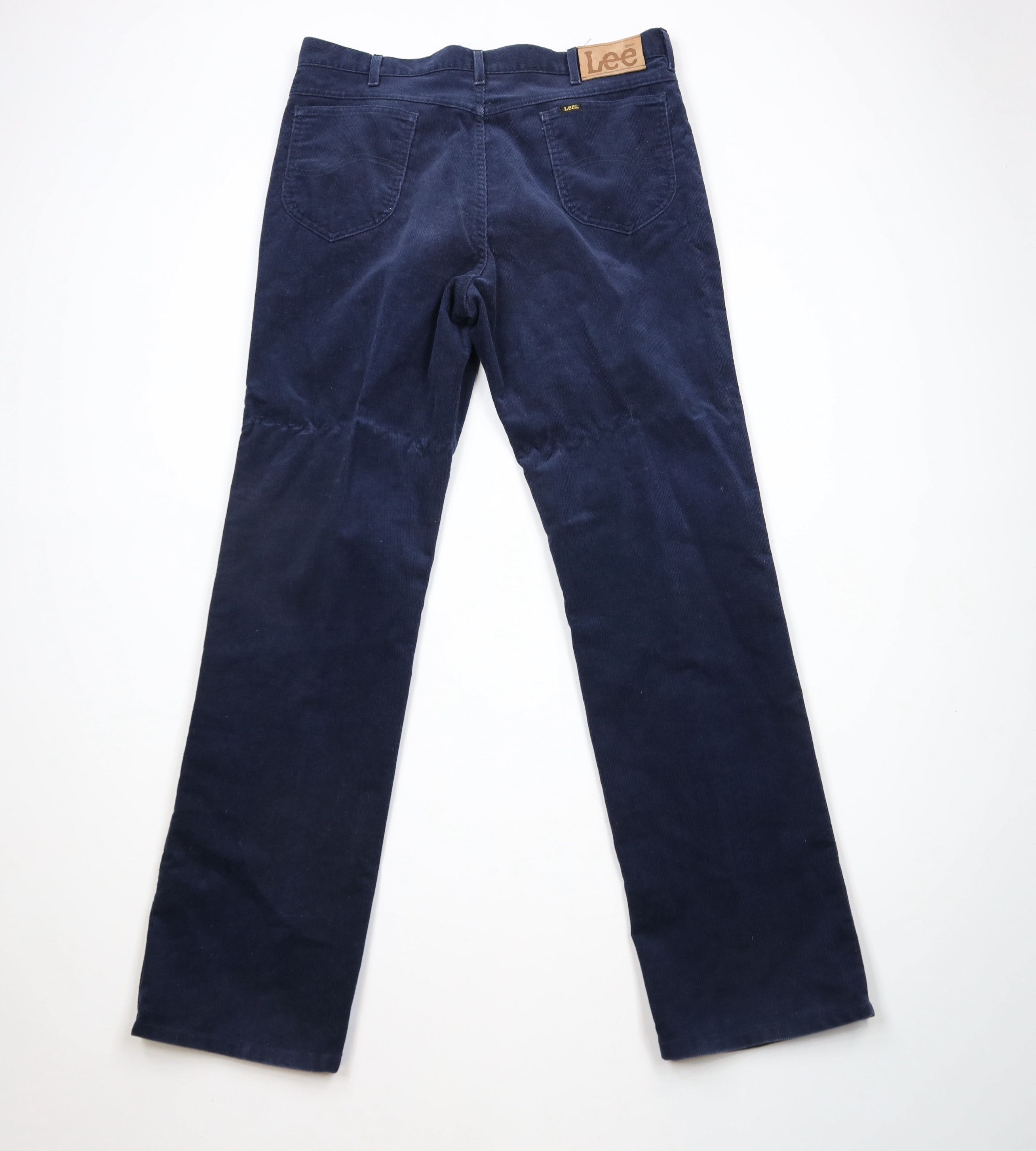 Lee × Vintage Vintage 90s Lee Straight Leg Corduroy Chino Pants Blue USA Size US 36 / EU 52 - 11 Thumbnail