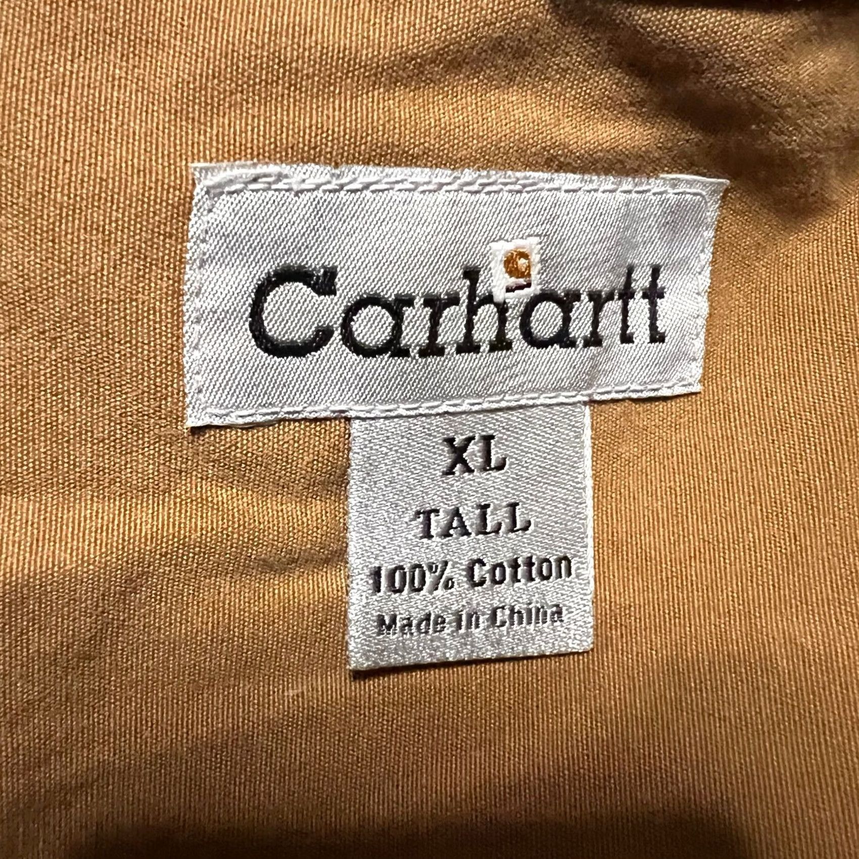 Carhartt Carhartt Tradesman Shirt Mens XL Tall Brown Short Sleeve Work Canvas S133 Size US XL / EU 56 / 4 - 6 Thumbnail