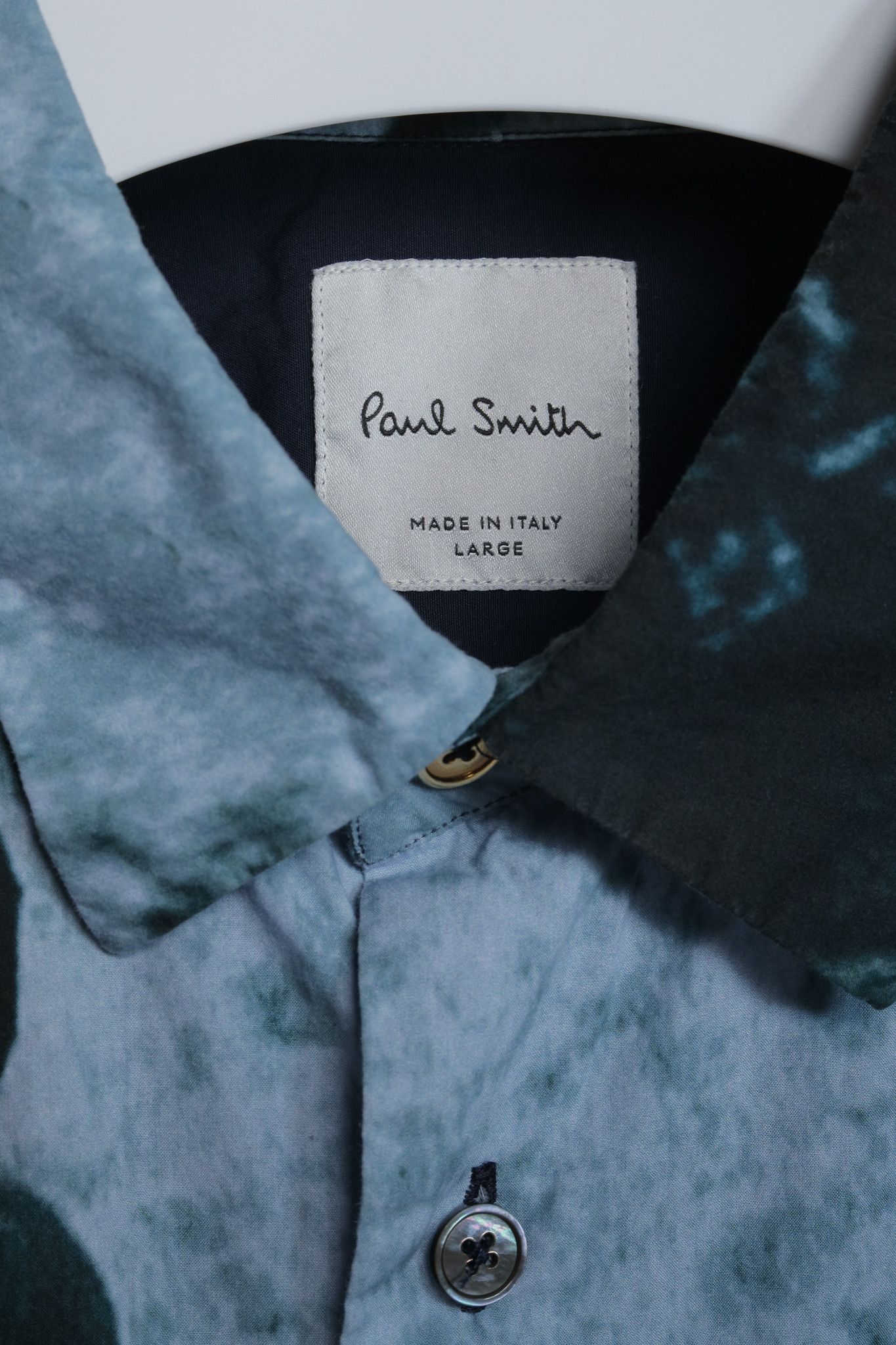 Paul Smith Paul Smith Mainline Beach Graphic Button Down Shirt Size US L / EU 52-54 / 3 - 4 Thumbnail