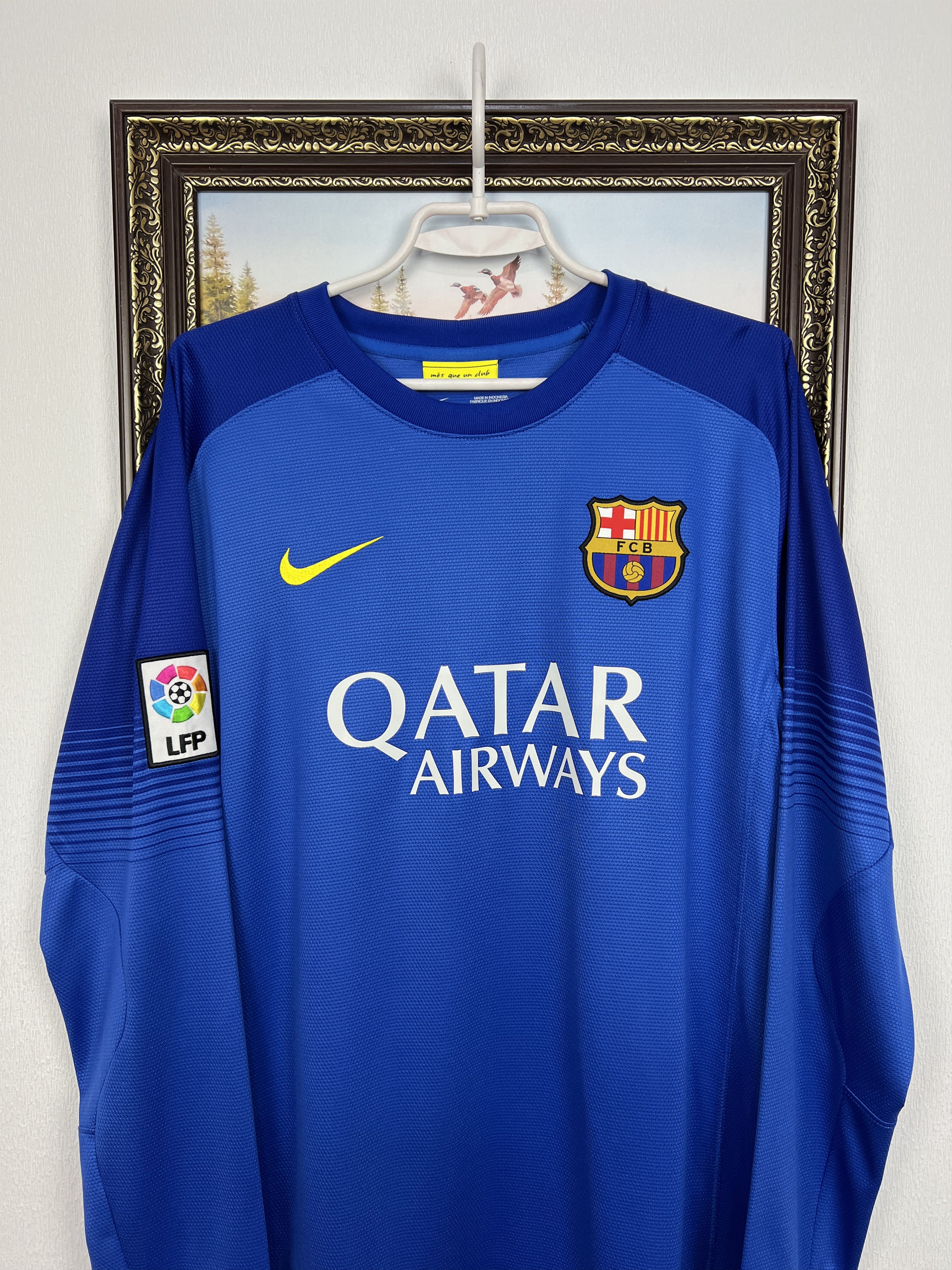 Nike Barcelona Goalkeeper football shirt 2013 #13 C. Bravo Nike Size US L / EU 52-54 / 3 - 4 Thumbnail