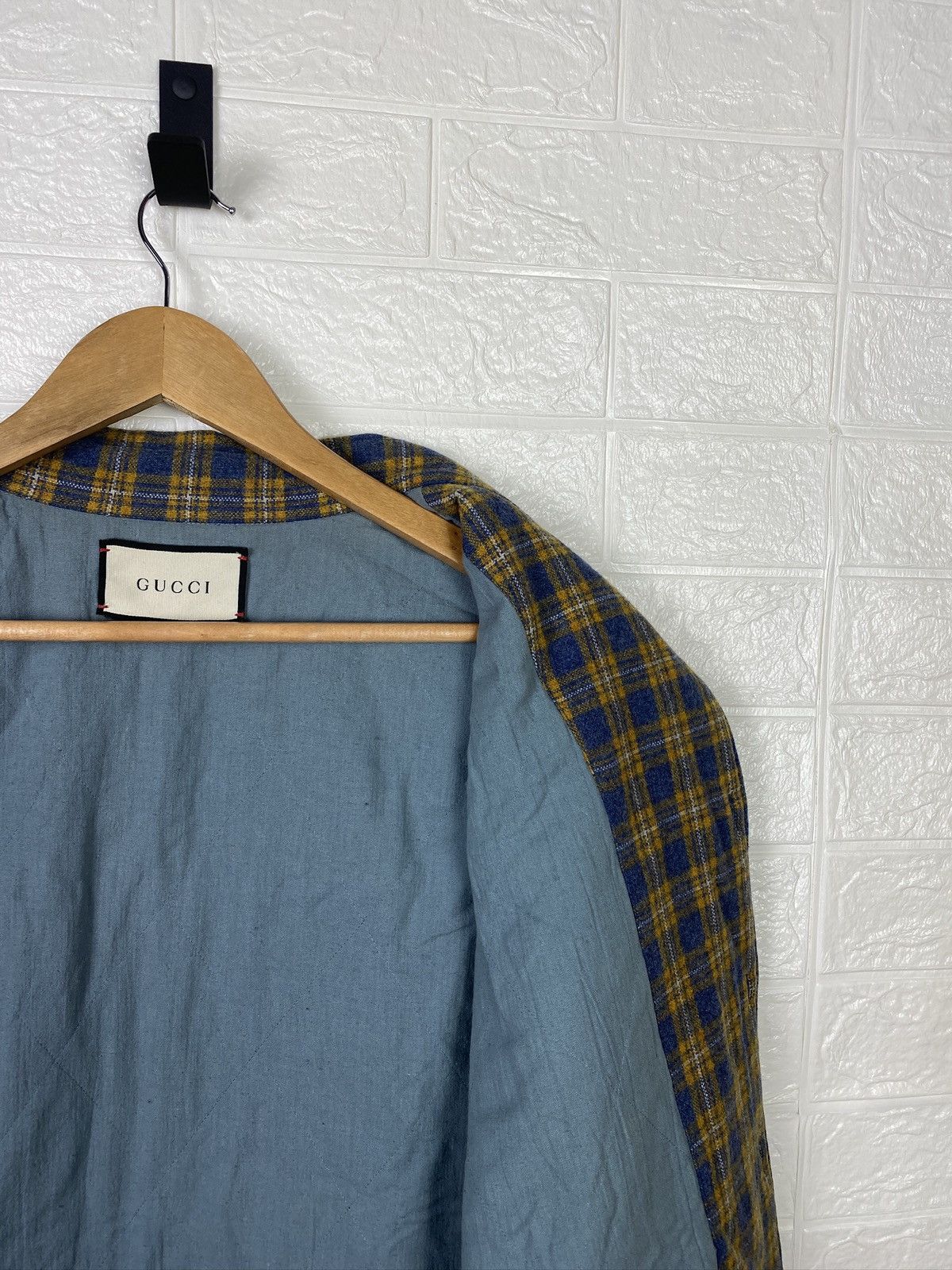 Gucci Gucci Wool Vest - SS20 Yellow & Blue Check - Size 52 Size US L / EU 52-54 / 3 - 16 Thumbnail