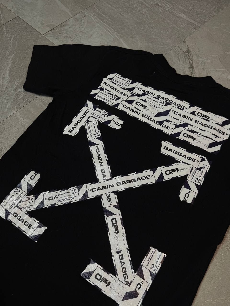 Off-White Off-White Black Graphic T-Shirt Size XXS Fits S Size US XXS / EU 40 - 3 Thumbnail