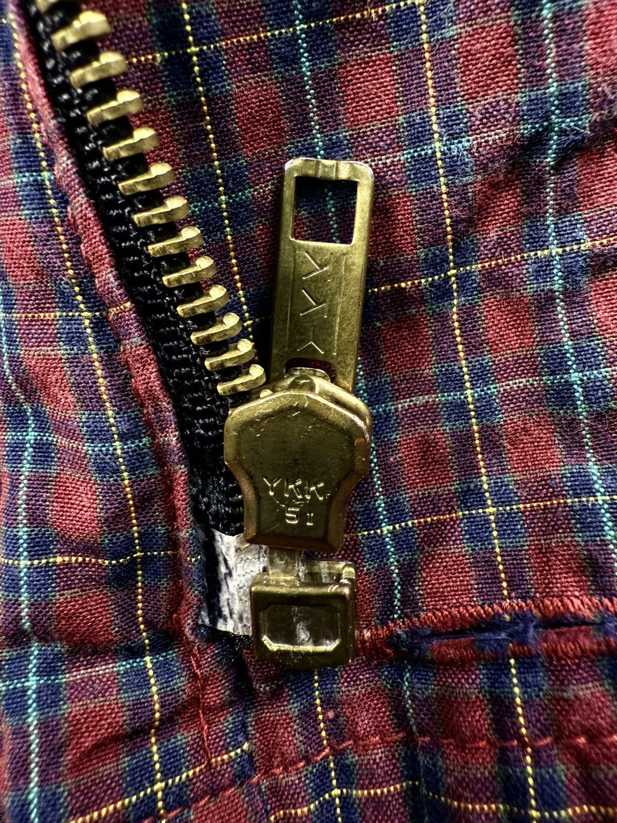 Boston Traders Boston Italy Workwear Bomber Jacket Plaid Zip Size M Size US M / EU 48-50 / 2 - 7 Thumbnail