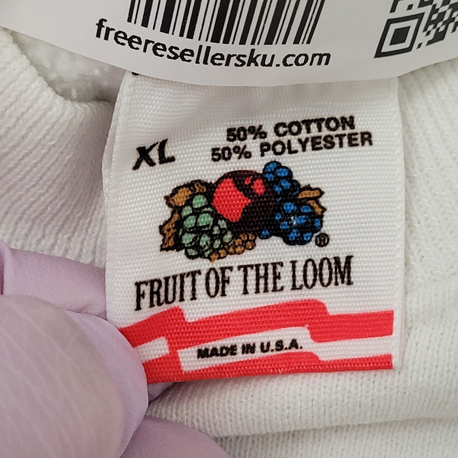 Fruit Of The Loom Vintage 1987 Funny Noid Sweatshirt Womens XL 22x22 White Size XL / US 12-14 / IT 48-50 - 6 Thumbnail