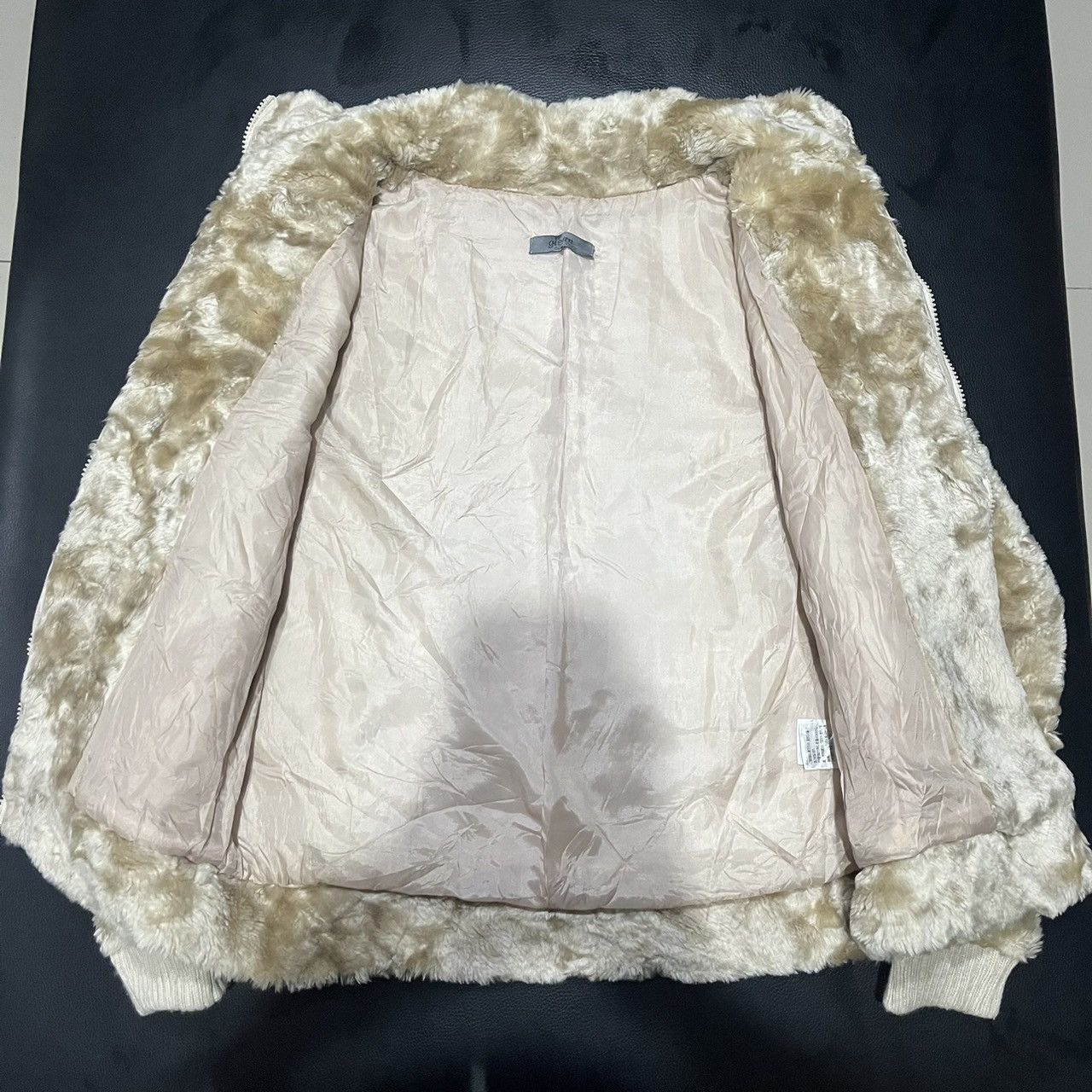 Japanese Brand gleam Faux Fur Jacket If6was9 LGB Yohji CDG Opium Style Size M / US 6-8 / IT 42-44 - 5 Thumbnail