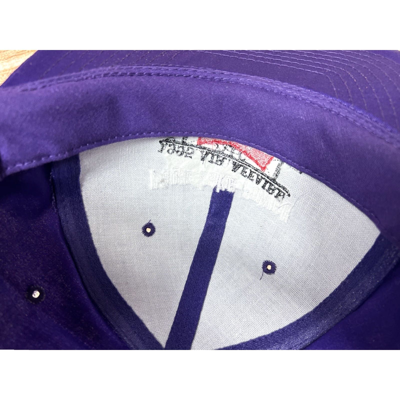 Budweiser VINTAGE Budweiser Hat 1998 Page Lake Powell Air Affaire Purple Logo Cap Snapback Adjustable Adult Mens Purple 90s Size ONE SIZE - 7 Thumbnail