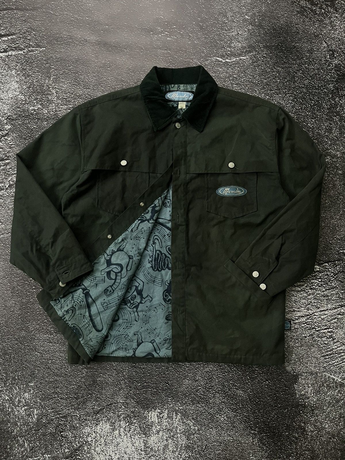 Mambo 🔥RARE🔥Vintage 90s Mambo Wax Jacket Green Size US M / EU 48-50 / 2 - 1 Thumbnail