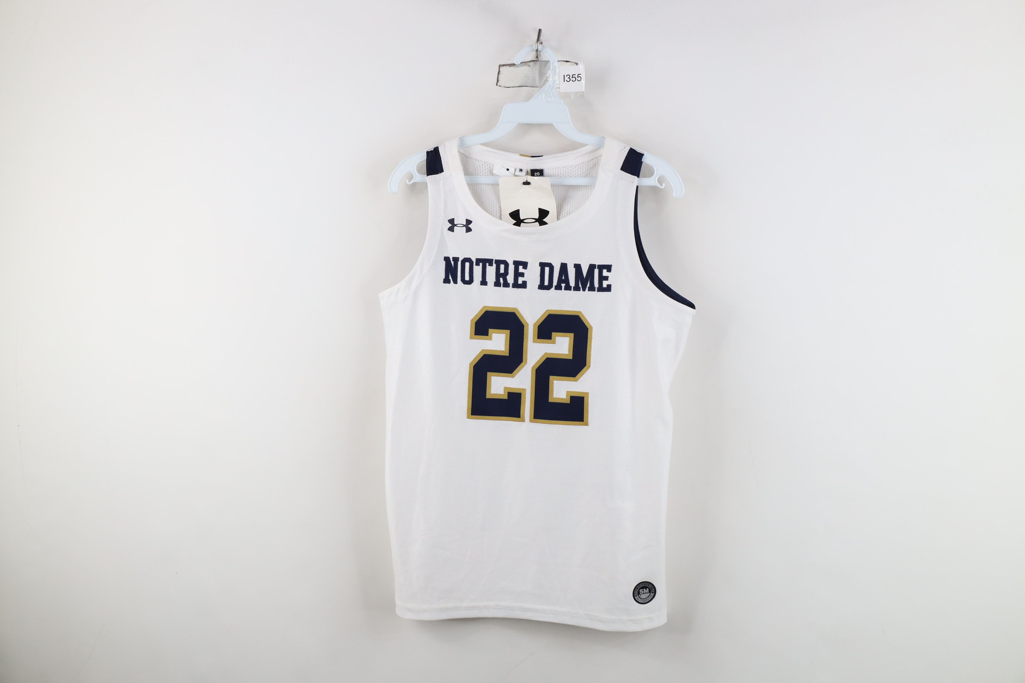 Under Armour New Under Armour Team Issued Notre Dame University Jersey Size S / US 4 / IT 40 - 1 Thumbnail