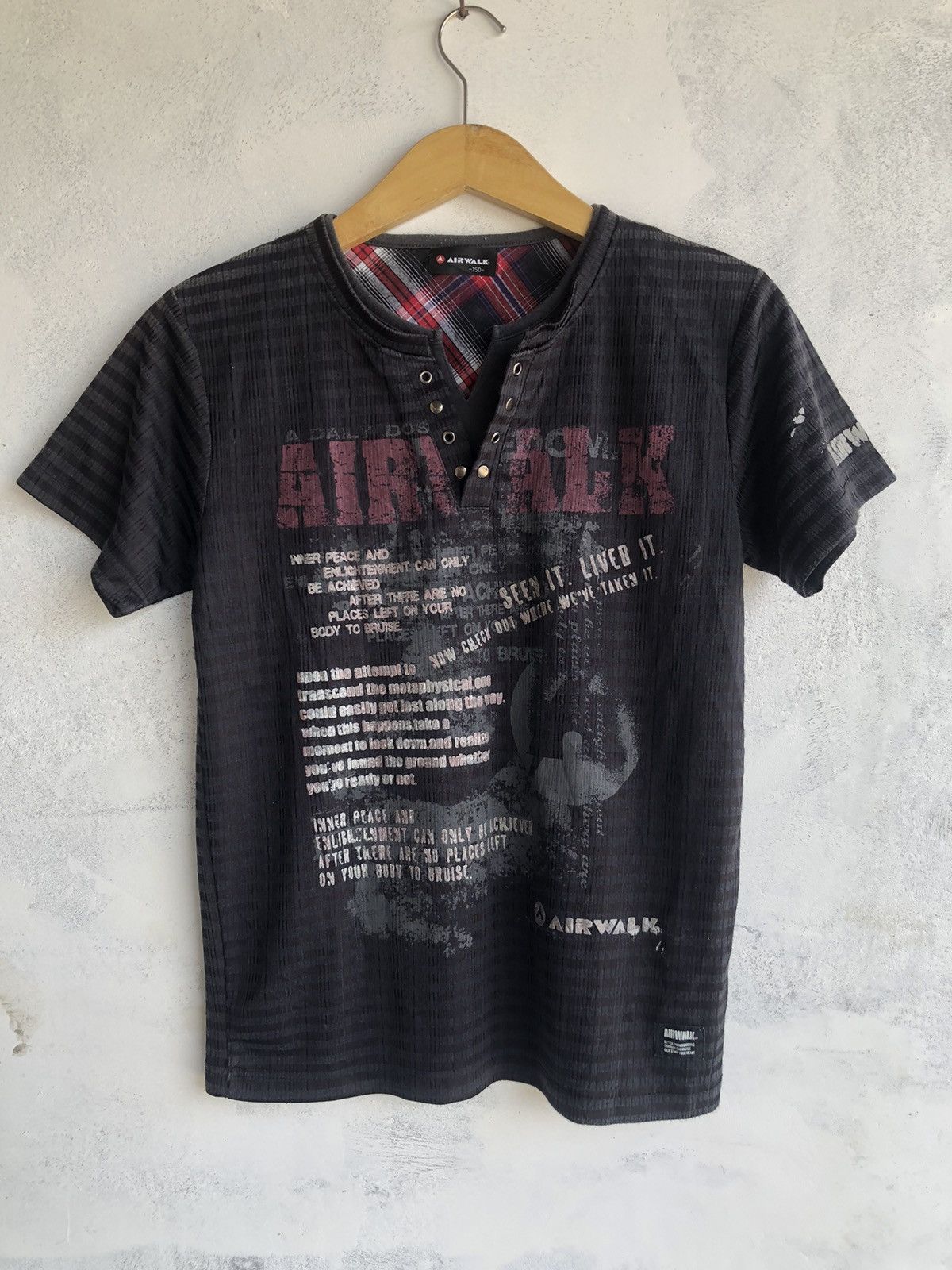 If Six Was Nine Studded Poem Double Layer Airwalk Rock Punk Style Size US M / EU 48-50 / 2 - 1 Thumbnail