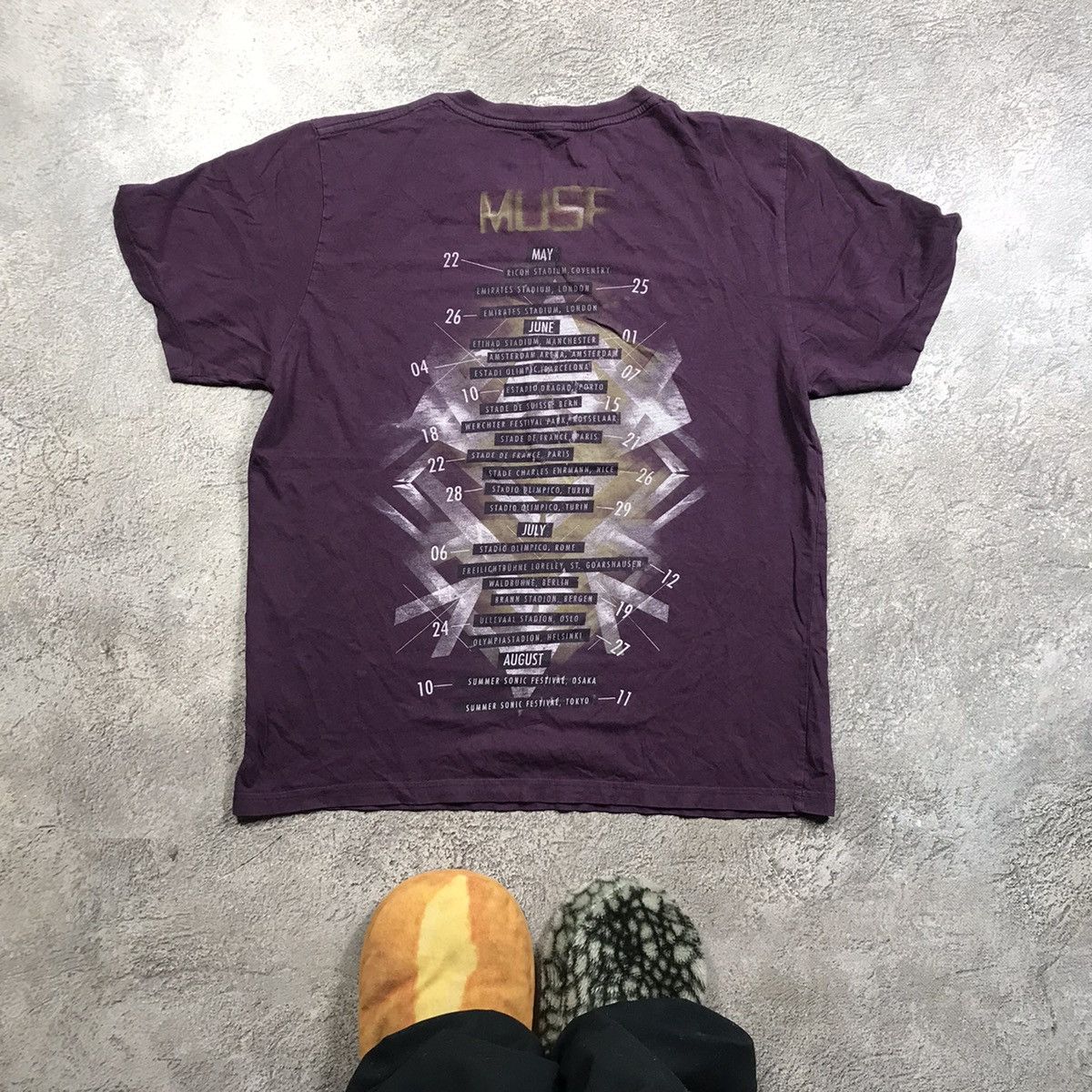 Vintage Vintage Muse Band Tee Sun Faded Graphic Tee Y2K Grunge M Size US M / EU 48-50 / 2 - 4 Thumbnail