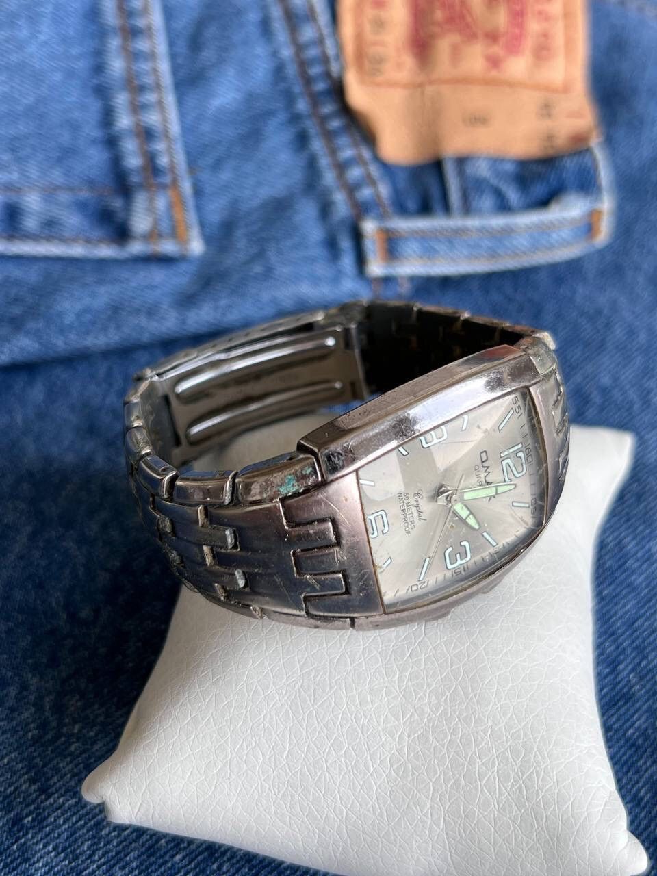 Japanese Brand × Vintage Vintage Japanese style futuristic Watch Bubble Glass OMAX Size ONE SIZE - 1 Thumbnail