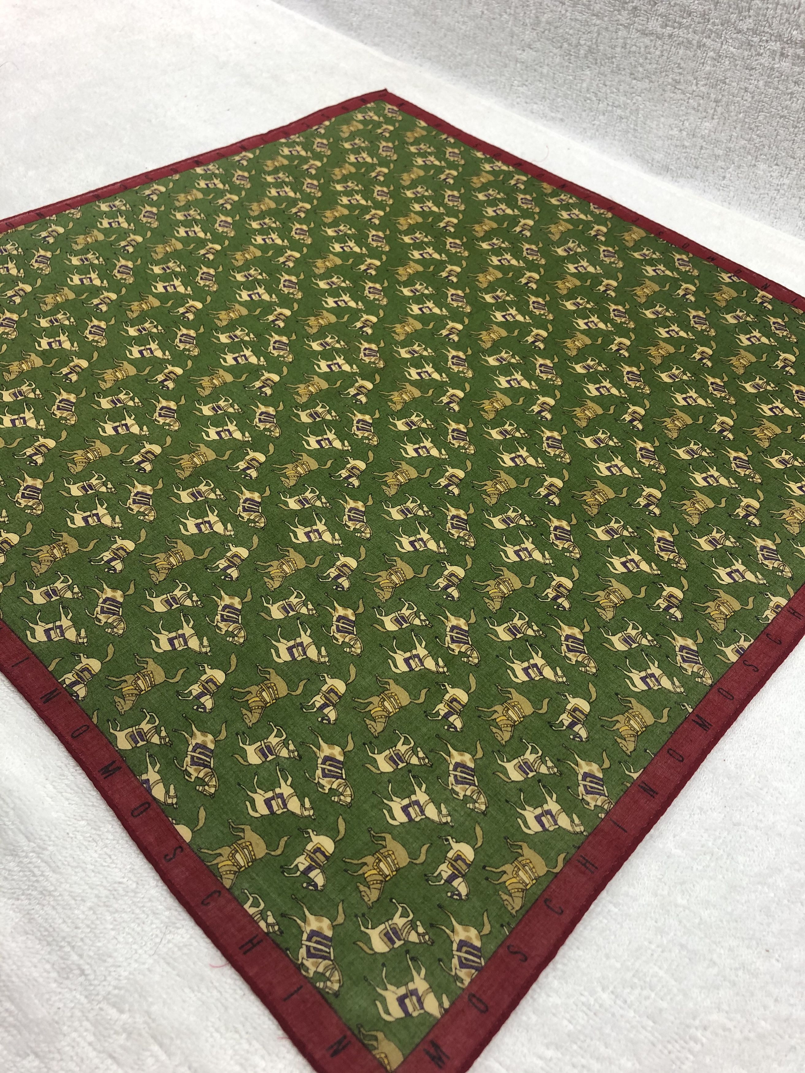 Vintage Moschino Handkerchief / Bandana / Neckerchief Size ONE SIZE - 3 Thumbnail