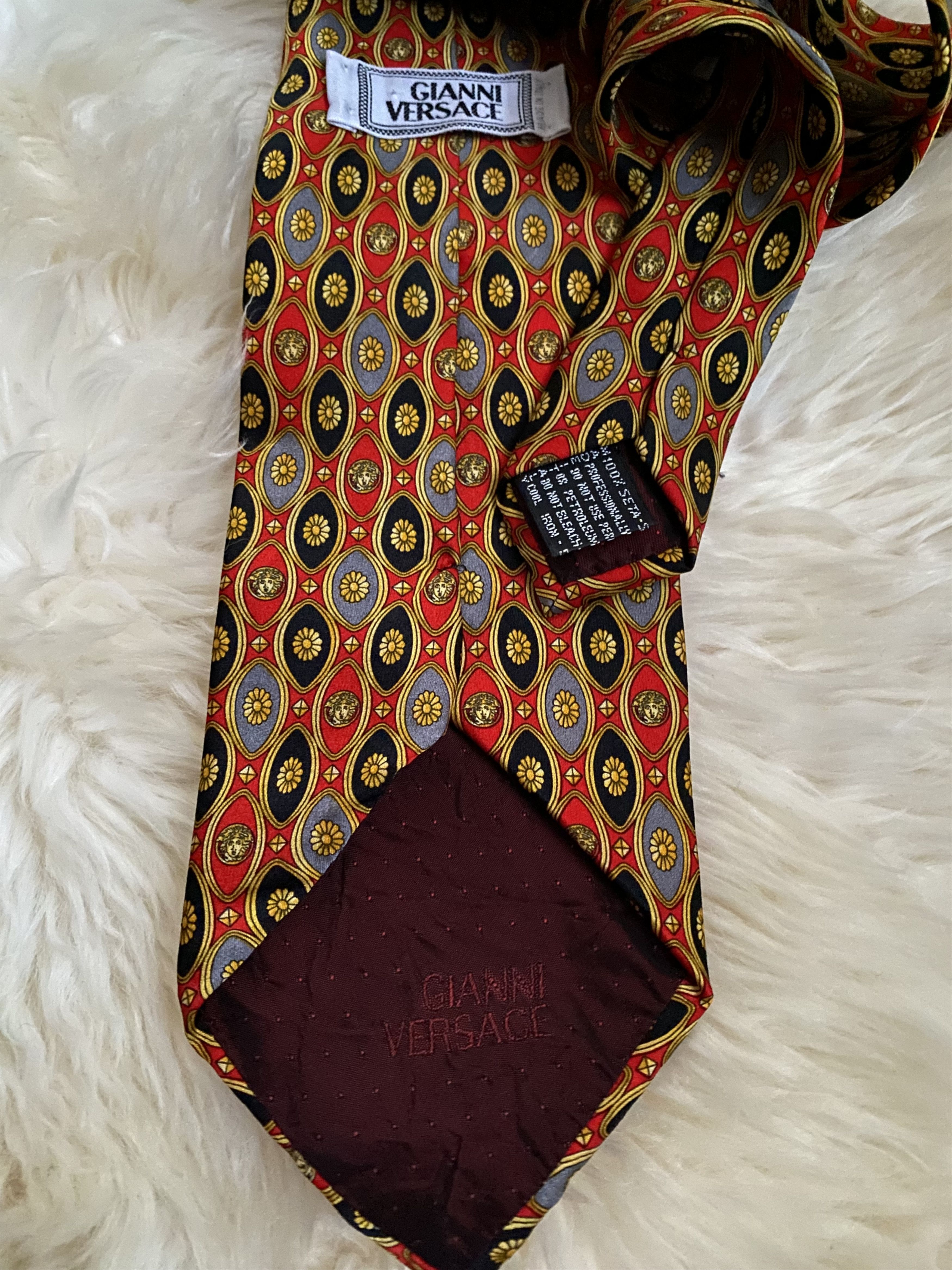 Versace Gianni Versace Tie Silk Vintage Size ONE SIZE - 4 Thumbnail