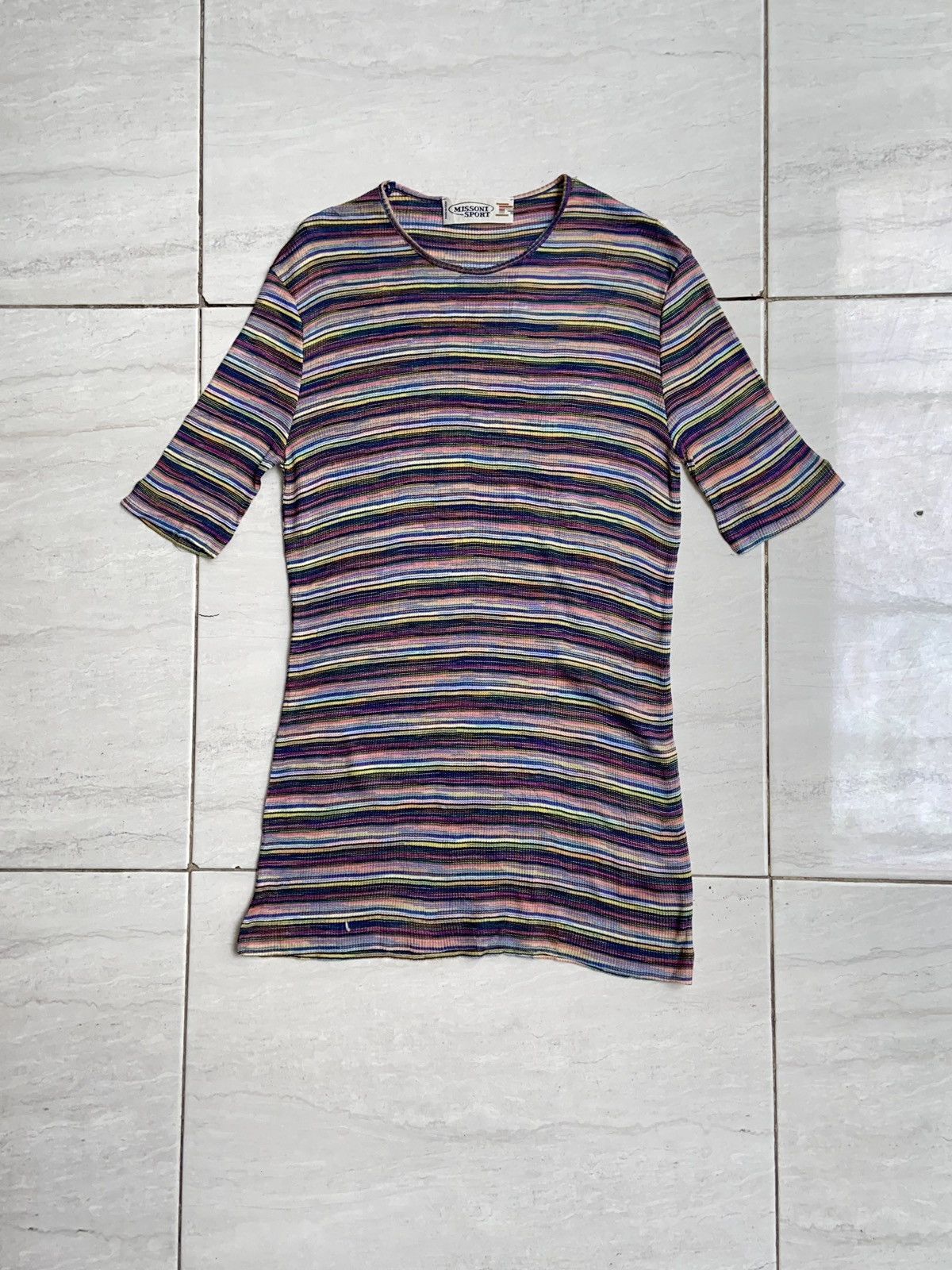 Missoni MISSONI SPORT Striped T-shirt Size US XXS / EU 40 - 8 Thumbnail