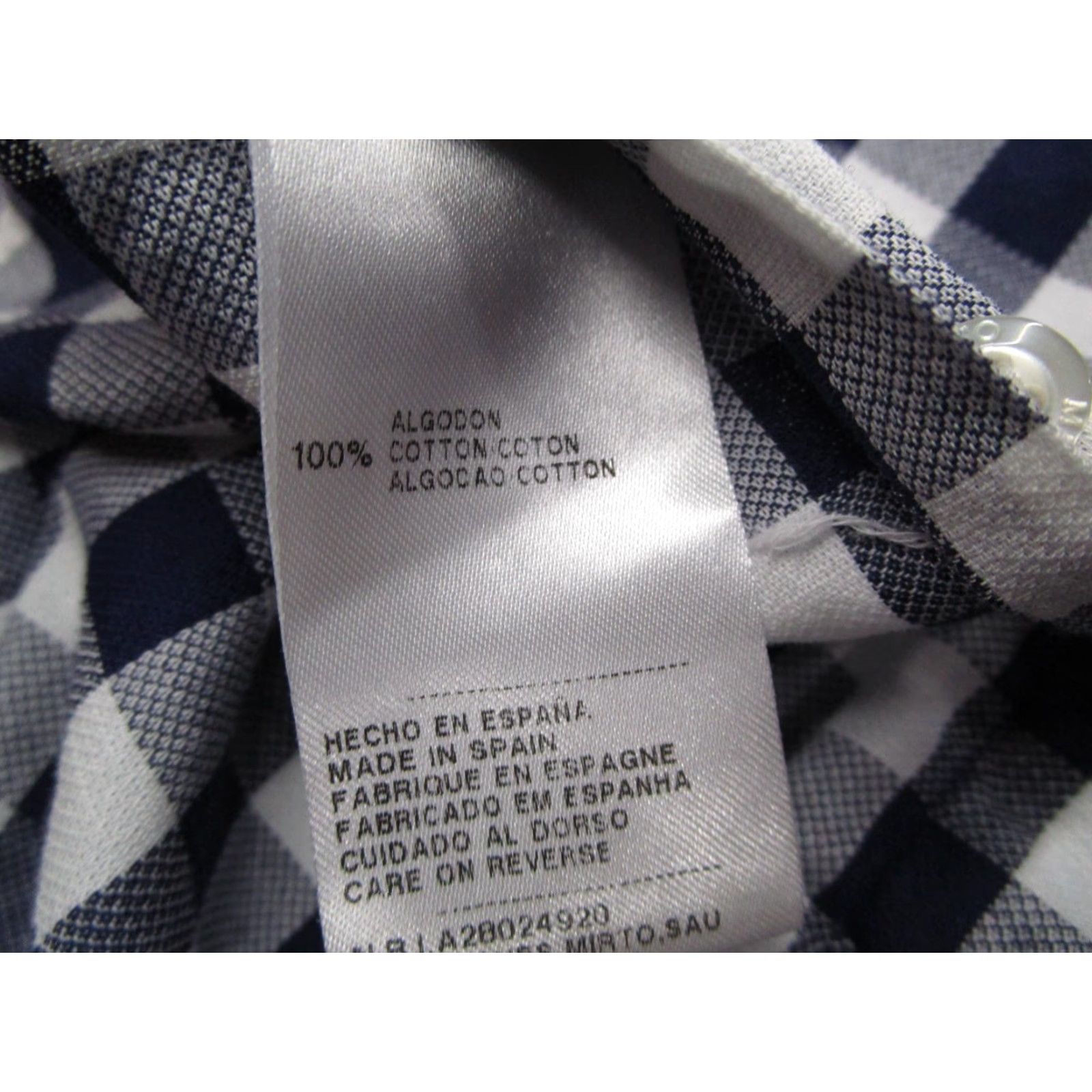 Vintage VINTAGE Mirto Shirt Mens XL Blue White Gingham Check Button-Down Classic Spain 1956" Size US XL / EU 56 / 4 - 4 Thumbnail
