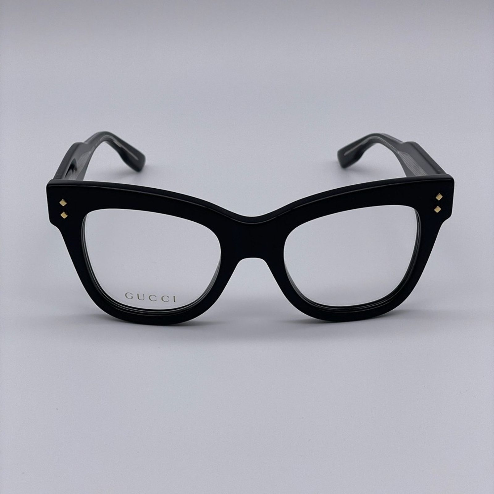 Gucci NEW GUCCI GG1082O 001 Black/Transparent Women Eyeglasses Size ONE SIZE - 3 Thumbnail