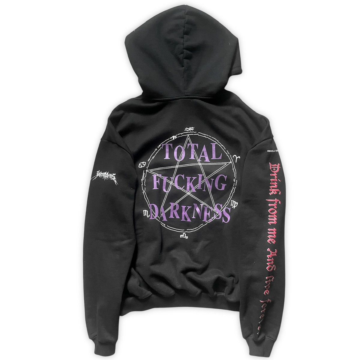 Vetements vetements “total fucking darkness” aw17 hoodie Size US XS / EU 42 / 0 - 4 Thumbnail