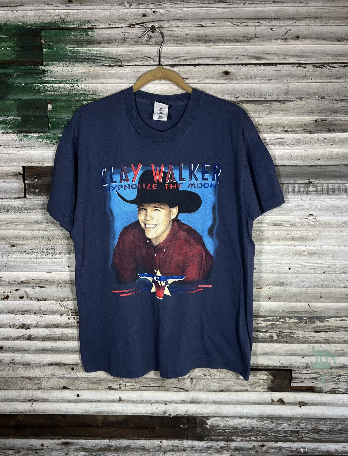 Band Tees × Vintage Vintage Clay Walker Shirt Size US XL / EU 56 / 4 - 1 Thumbnail