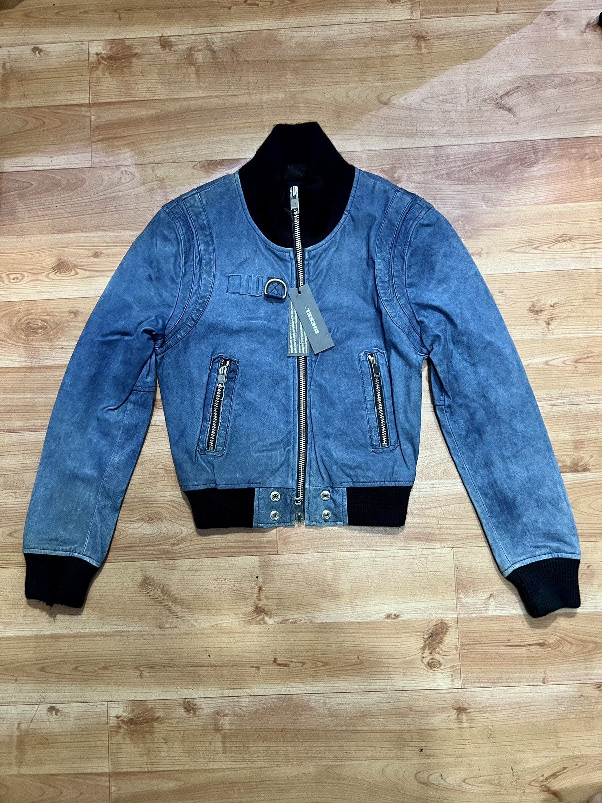 Diesel L-OLENA leather jacket