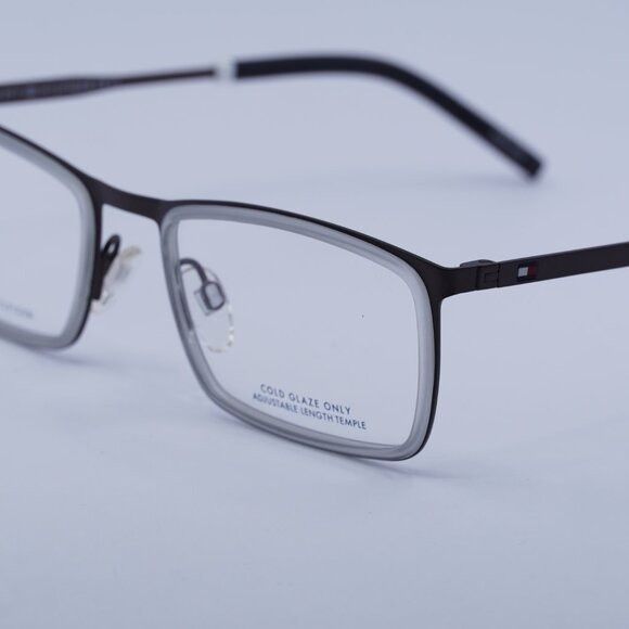 Tommy Hilfiger Tommy Hilfiger TH 1844 04VF 00 Eyeglasses Grey/Brown 55mm Size ONE SIZE - 5 Thumbnail