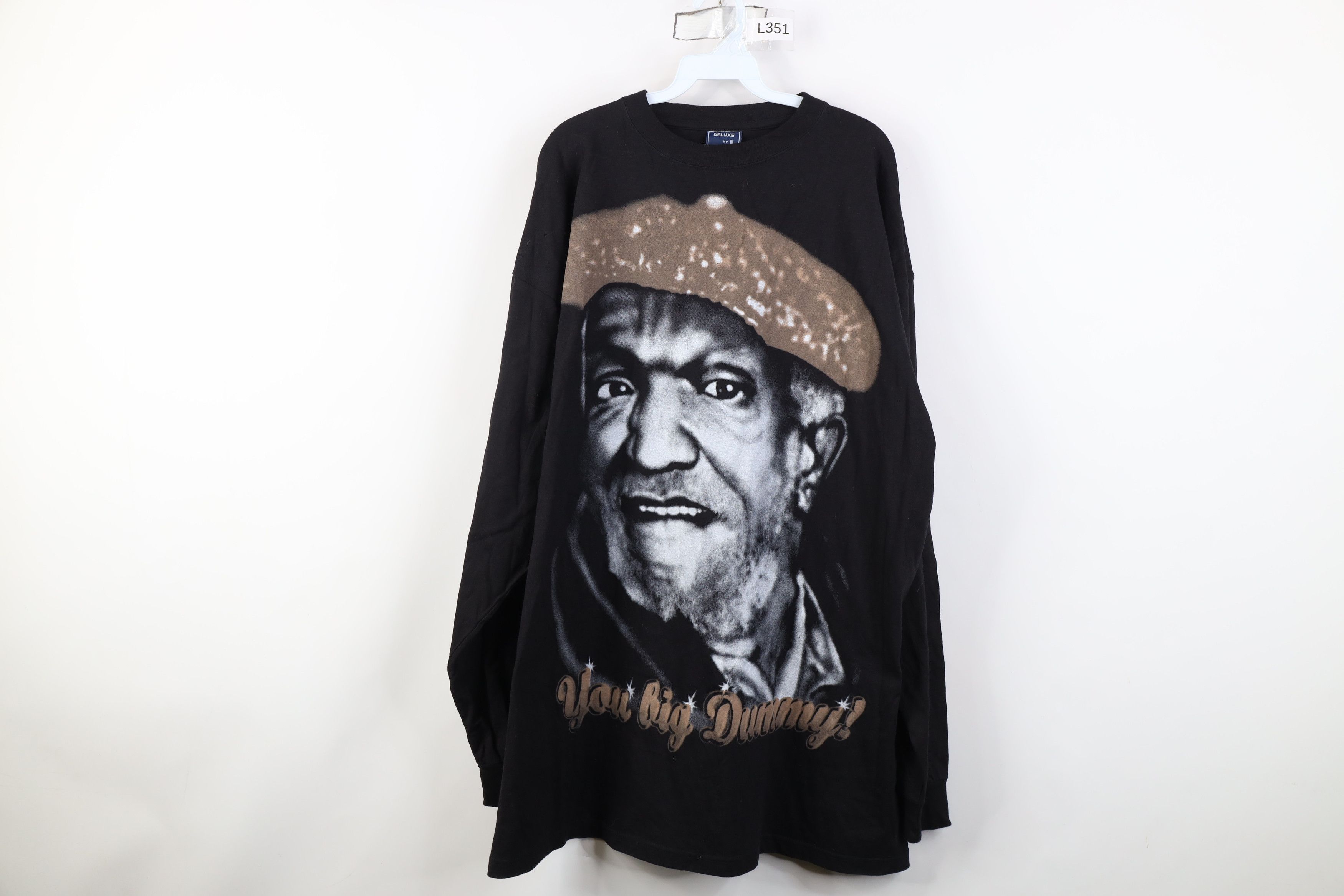 Vintage Vintage 90s Y2K Sanford and Son Redd Long Sleeve T-Shirt Size US XXL / EU 58 / 5 - 1 Thumbnail
