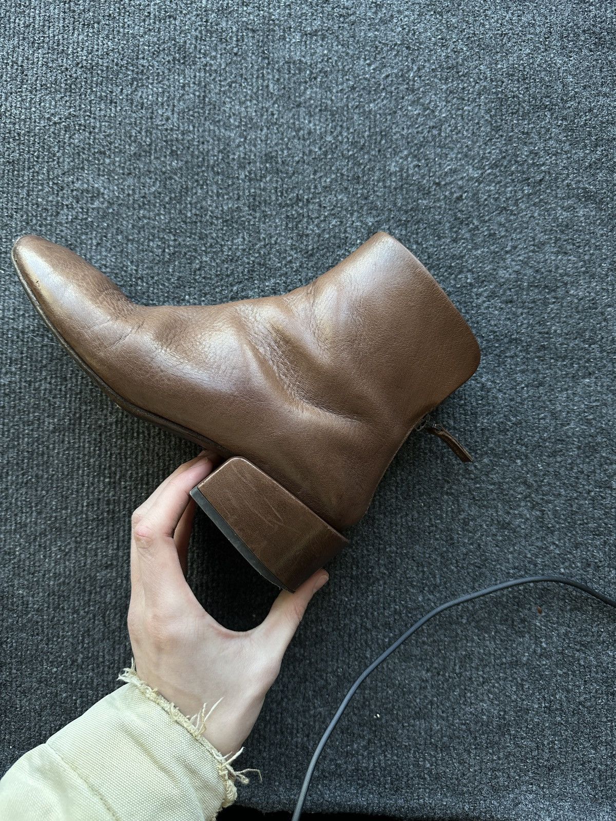 Marsell RARE🚨 MARSELL ITALY BROWN LUXURY BOOTS WOMEN LEATHER Size US 7 / IT 37 - 14 Thumbnail