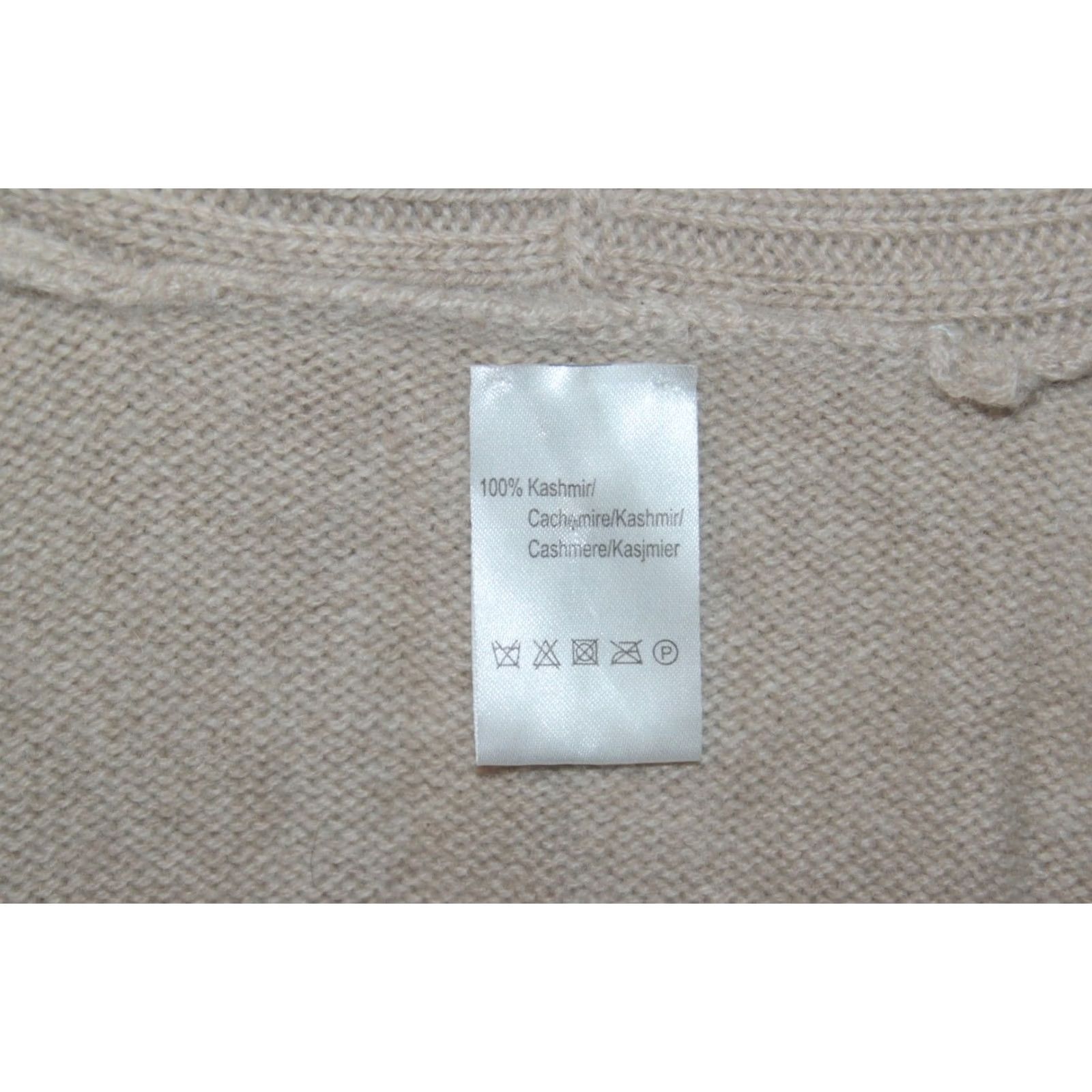 Vintage Fraas Cardigan One Size Womens 100% cashmere Beige Size ONE SIZE - 8 Thumbnail