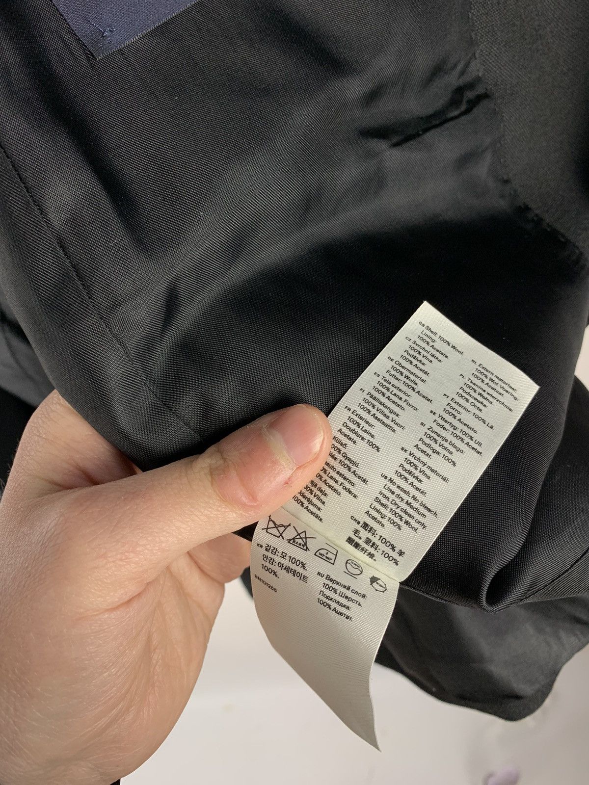 Arket Arket Blazer Men’s EU 34 Wool Single-Breasted Notch-Lapel Size 34S - 17 Thumbnail