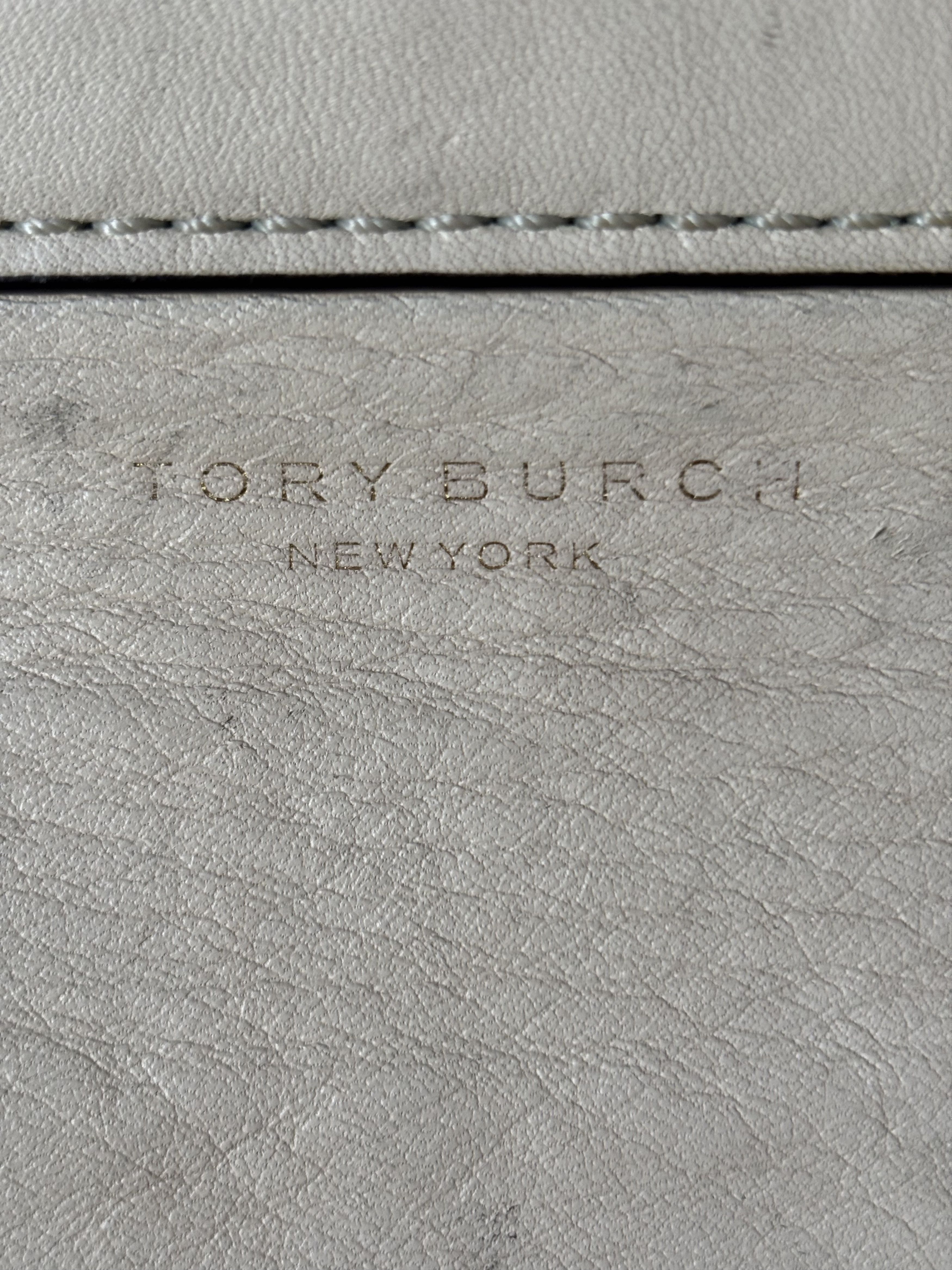 Tory Burch Tory Burch Block-T leather satchel in IVORY Size ONE SIZE - 2 Thumbnail