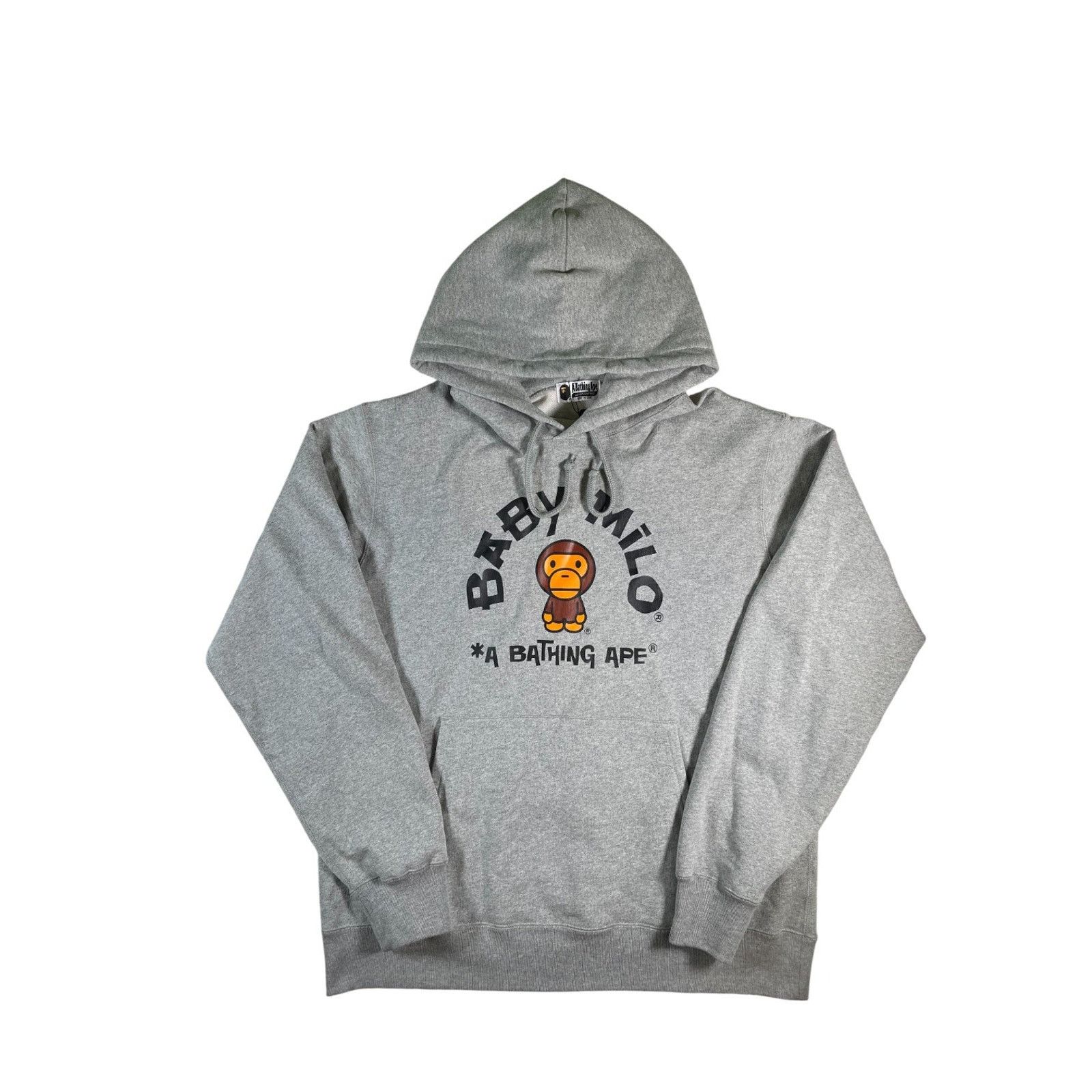 Bape Bape 'Baby Milo' Grey Hoodie Size US XXL / EU 58 / 5 - 1 Thumbnail